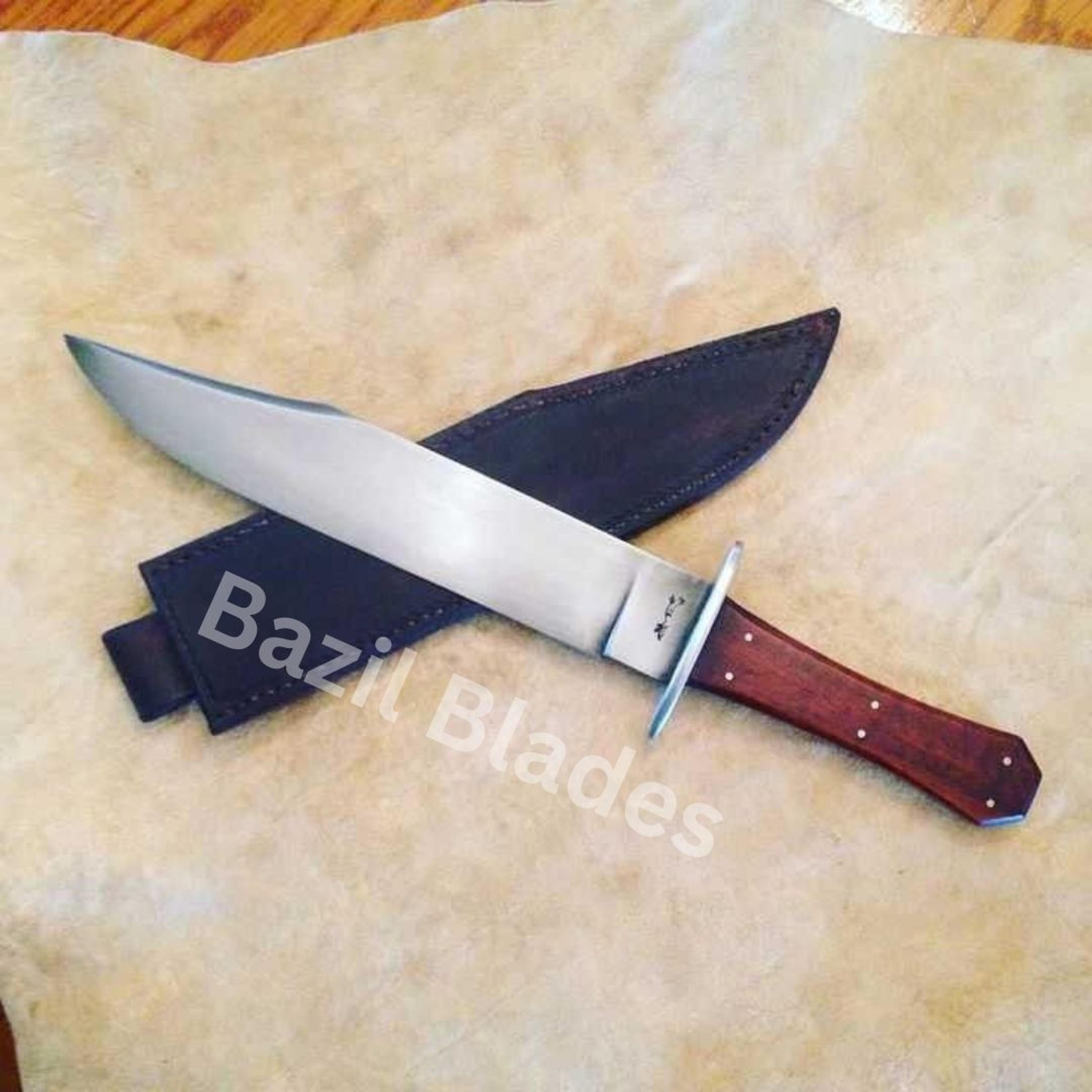 coffin handle knife custom knife fixed blade hunting survival outdoor bowie knif