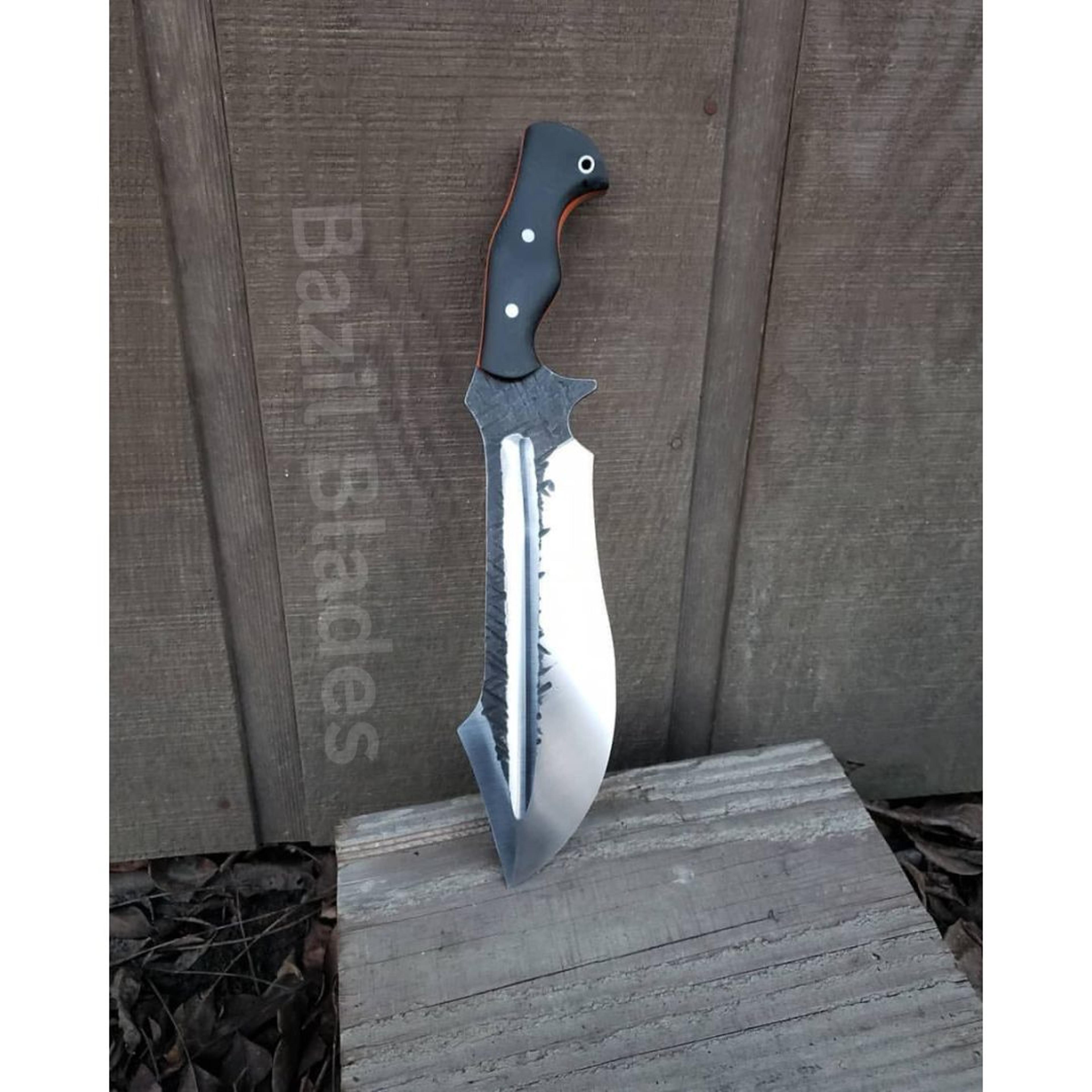 1095 carbon steel hunting knife custom made knife fixed blade outdoor bowie knif
