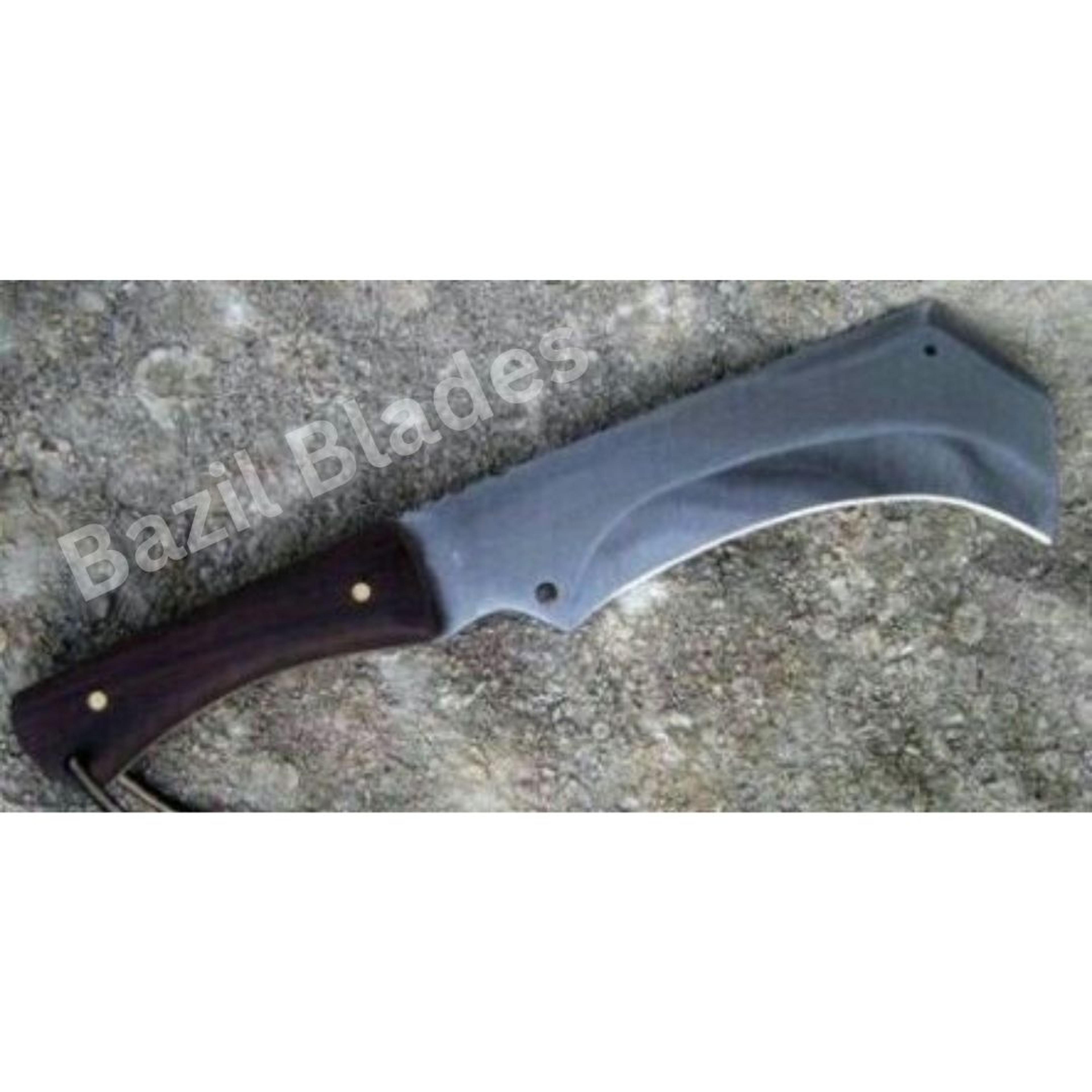 custom hunting knife 1095 high carbon steel forged full tang camping knife