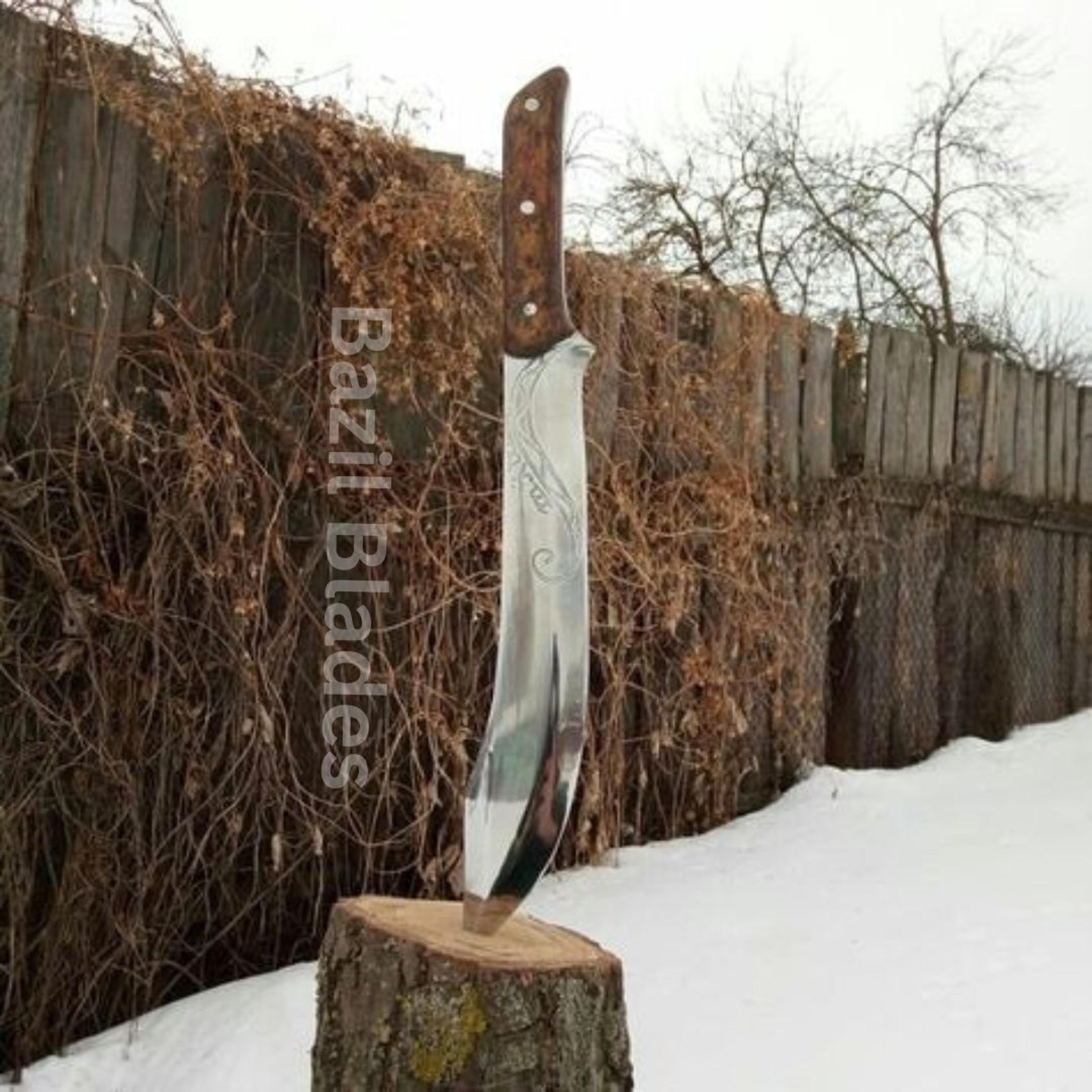 fixed blade custom knife full tang hunting survival outdoor bowie camping knife