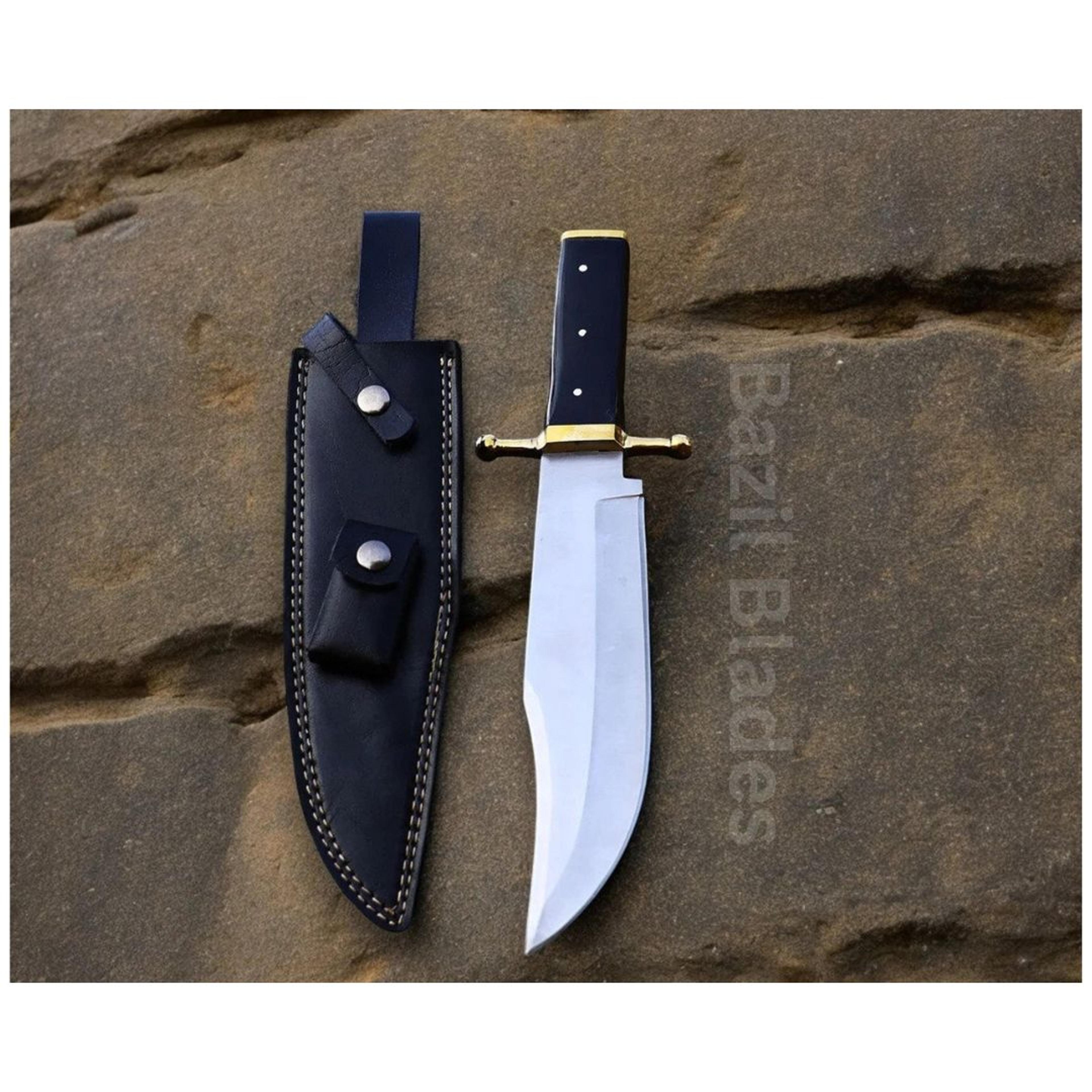 custom bowie knife full tang hunting knife for outdoor and hunting survival camp