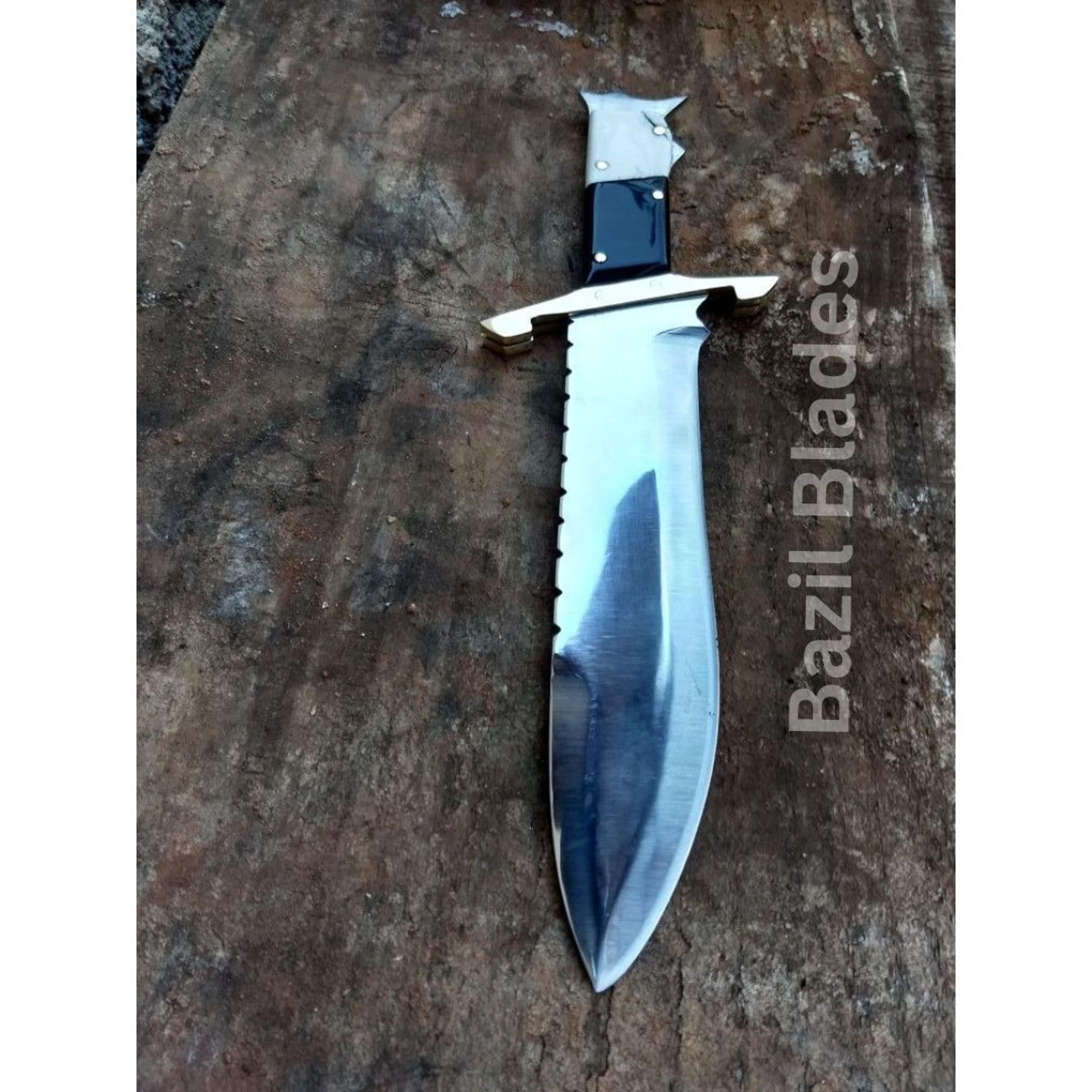 custom made bowie knife full tang hunting knife survival outdoor hunting camping