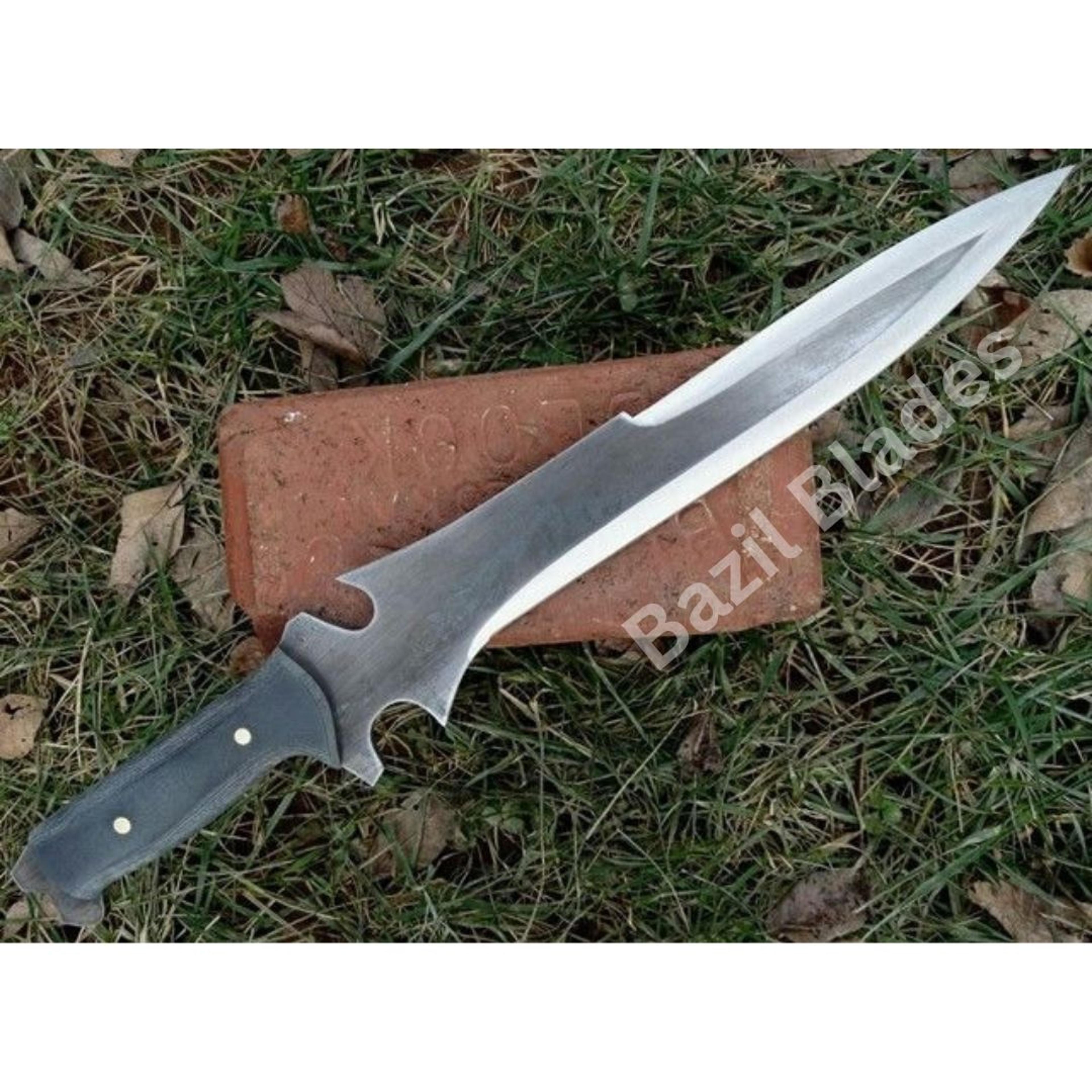 1095 carbon steel custom knife full tang hunting bowie knife survival outdoor knife