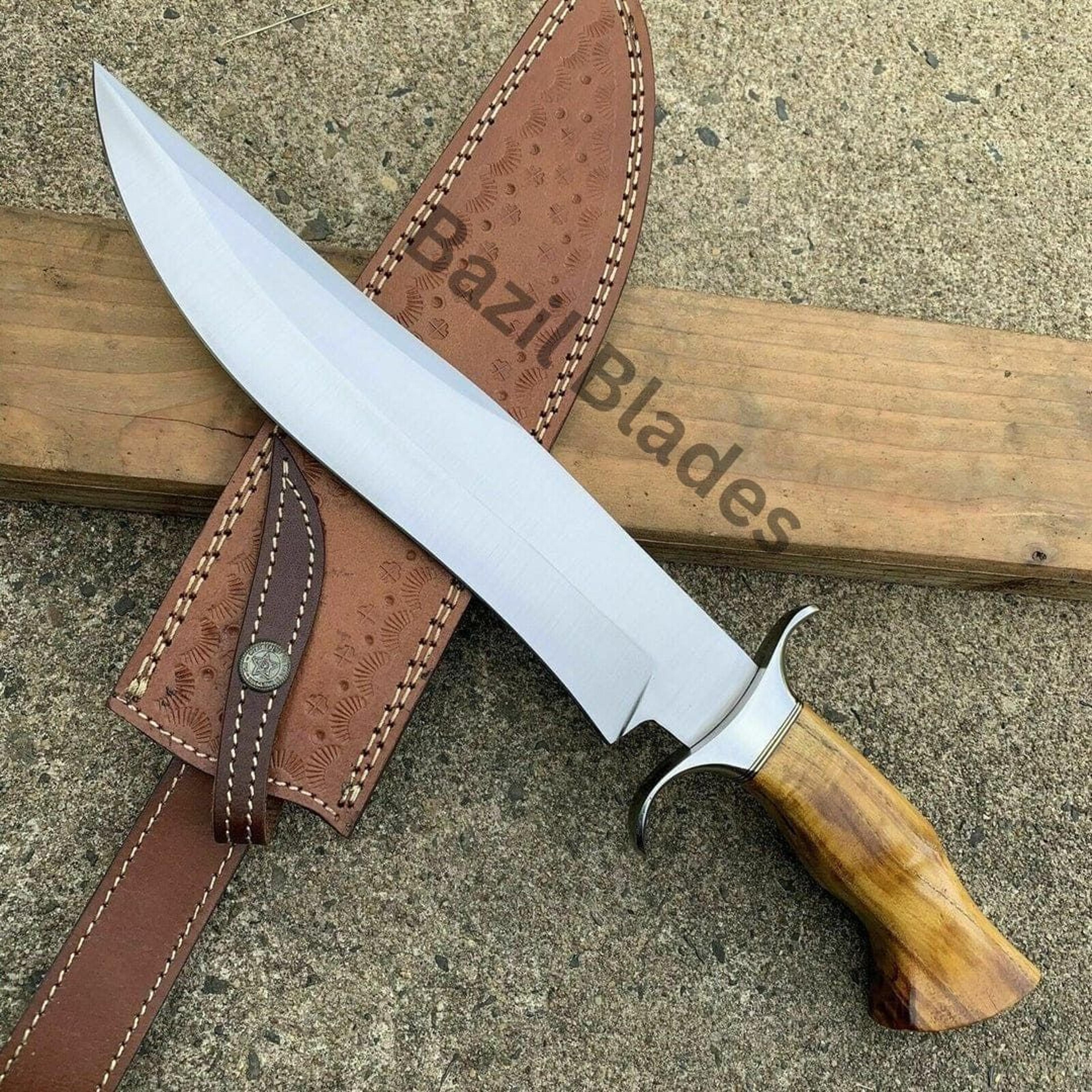 custom knife d2 steel knife hunting bowie knife survival outdoor camping knife bowie