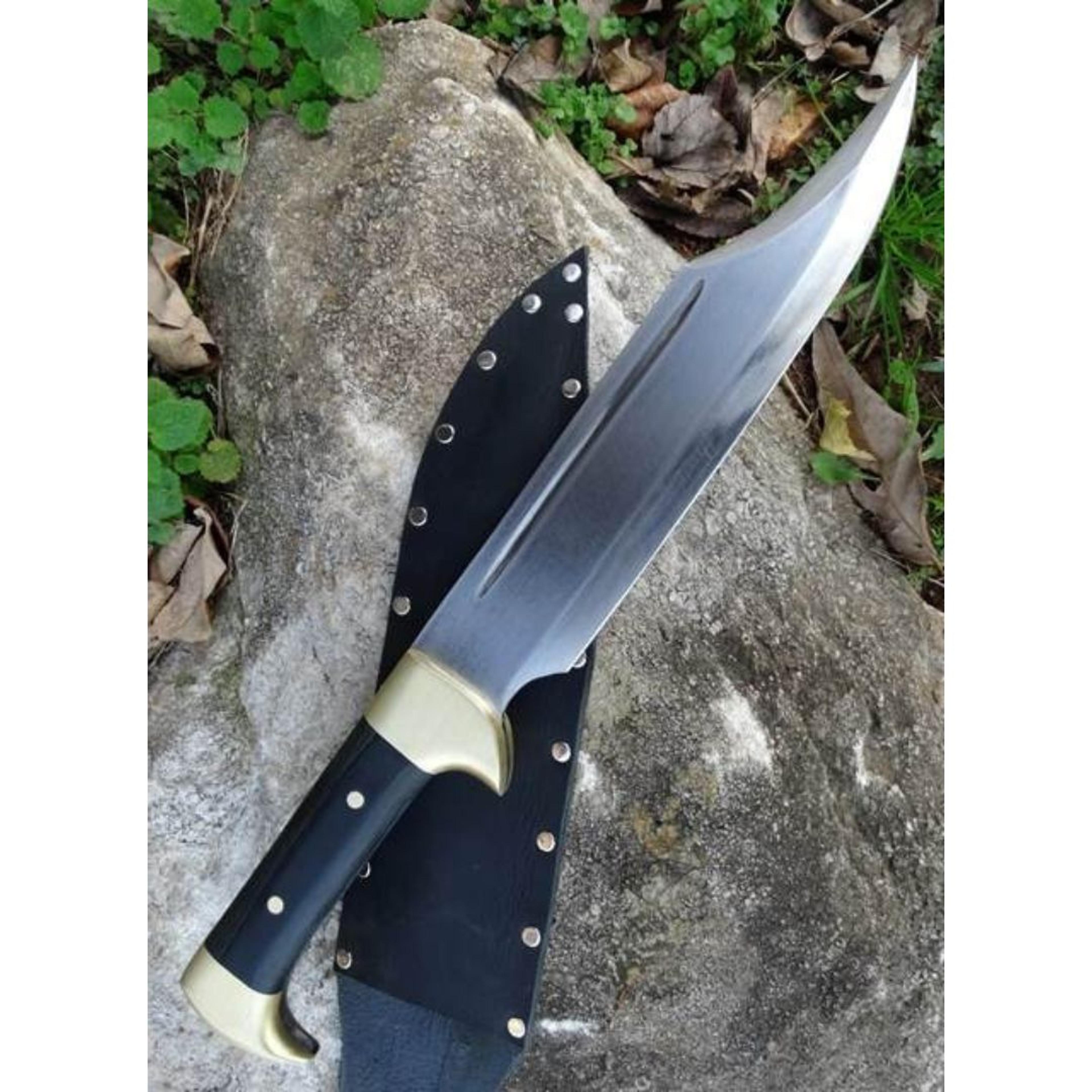 d2 steel custom knife fixed bladed handmade bowie knife survival outdoor knife