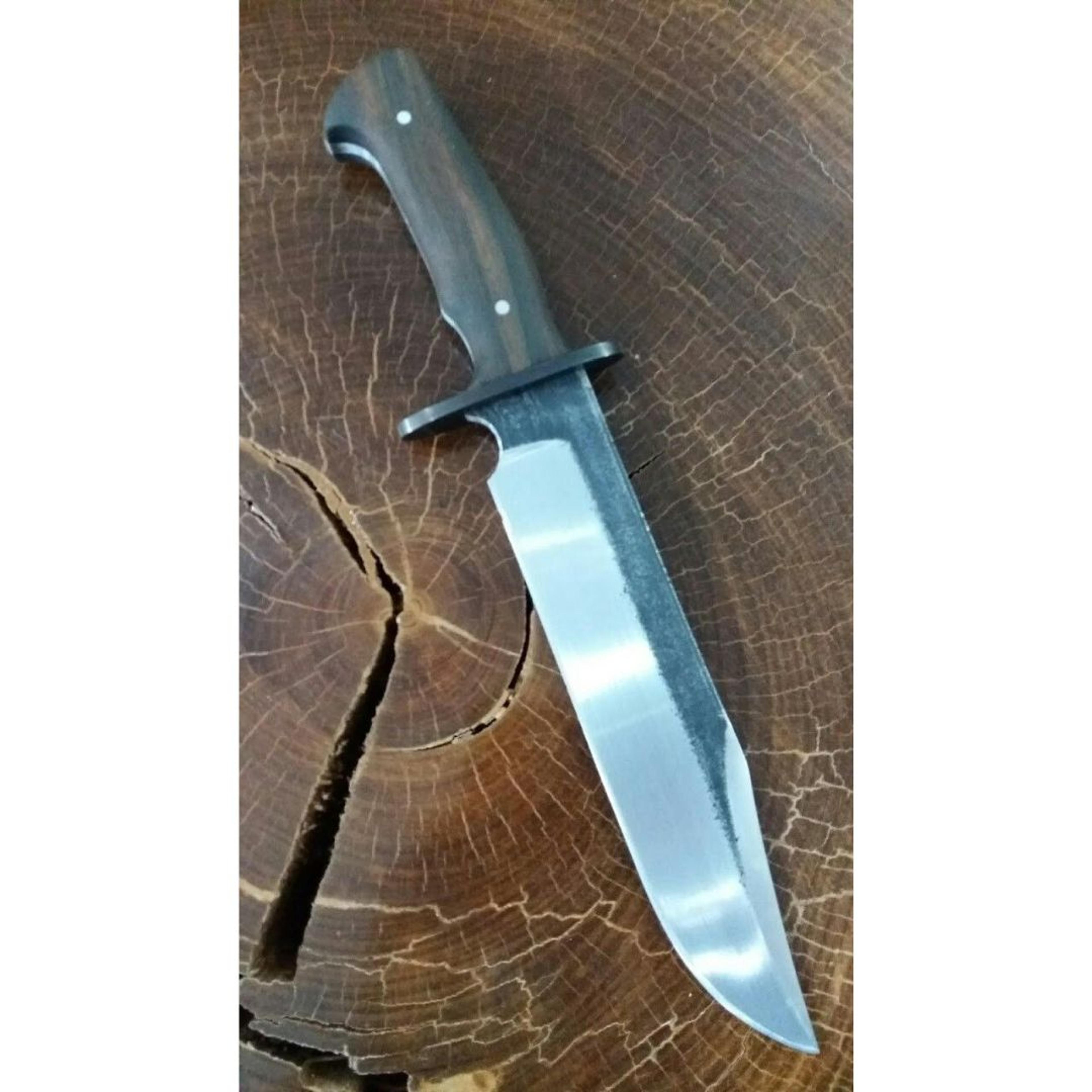 carbon steel fixed blade custom knife full tang handmade bowie knife survival
