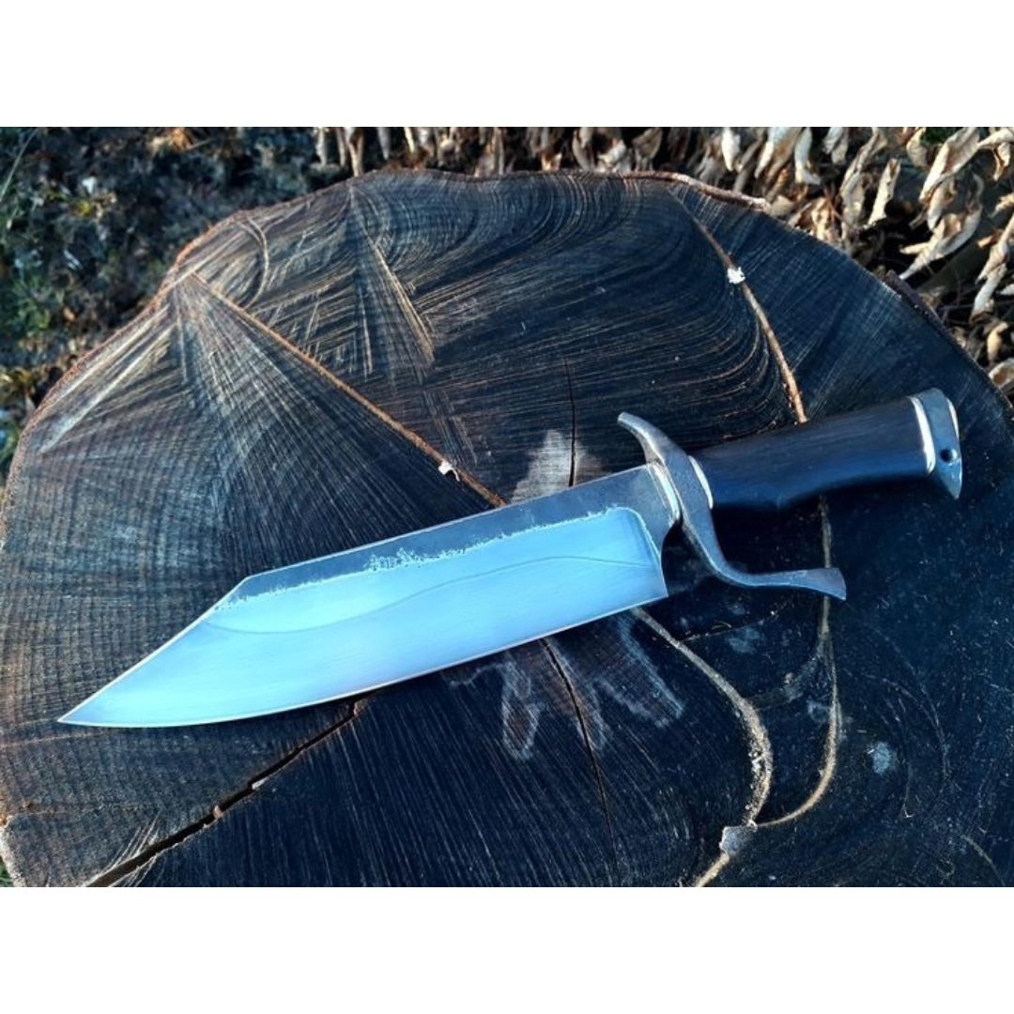 1095 carbon steel hunting knife forged handmade bowie knife survival bowie knfie