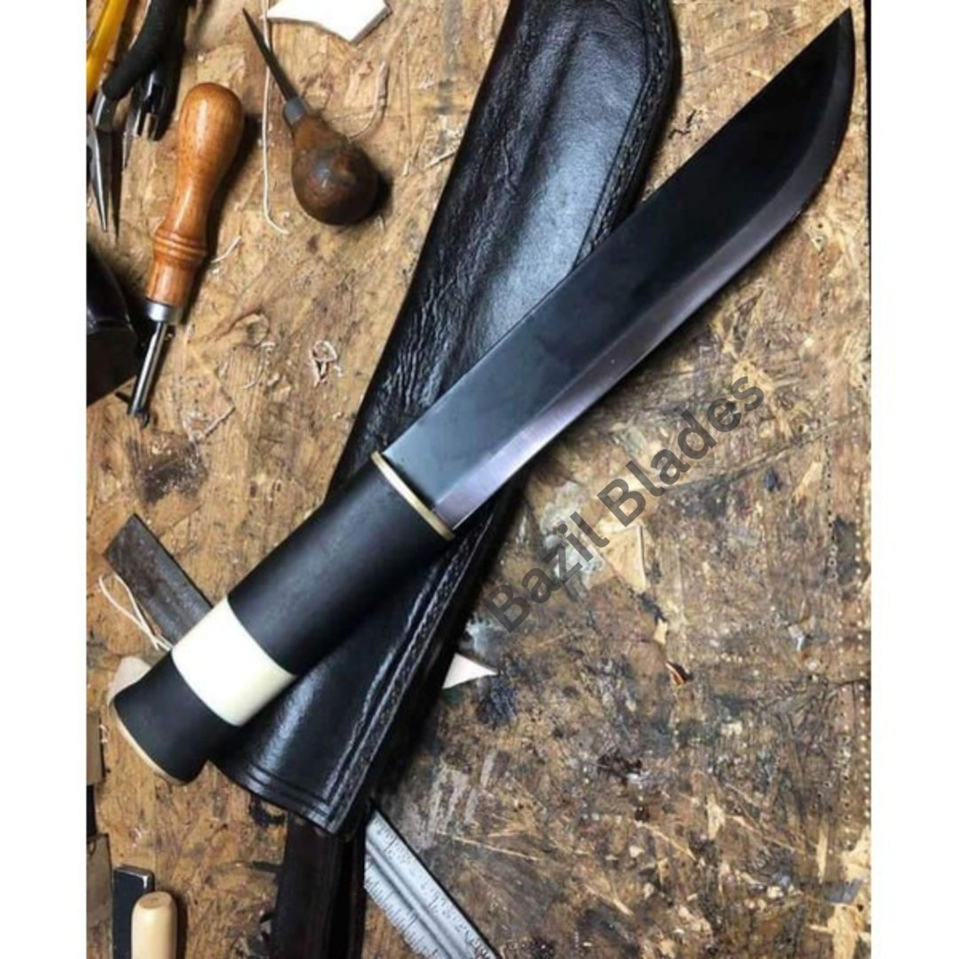 carbon steel bowie knife custom knife handmade survival outdoor knife camping