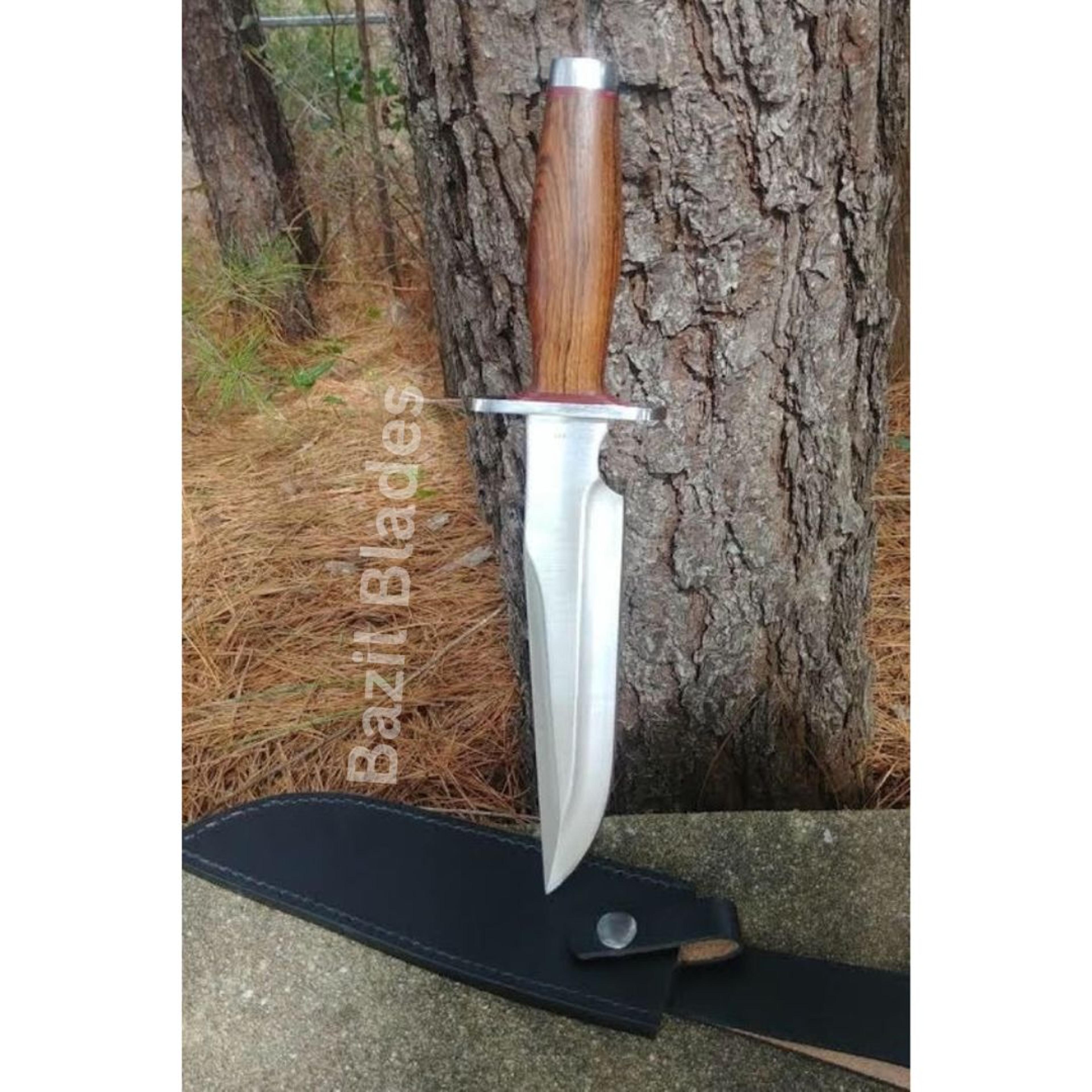 custom knife handmade bowie knife d2 steel hunting knife outdoor & survival