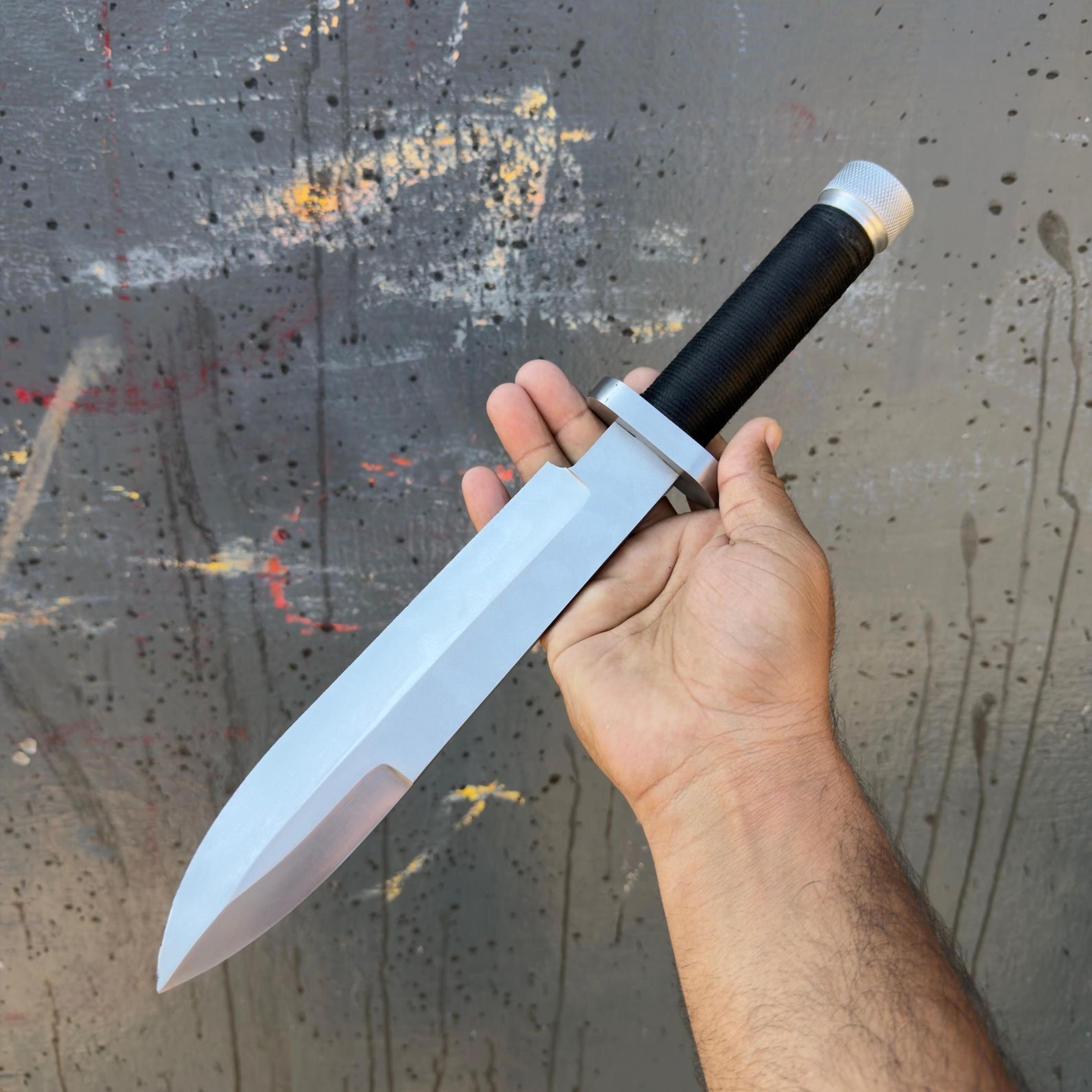 handmade full tang stainless steel utility knife for outdoor camping and collecting