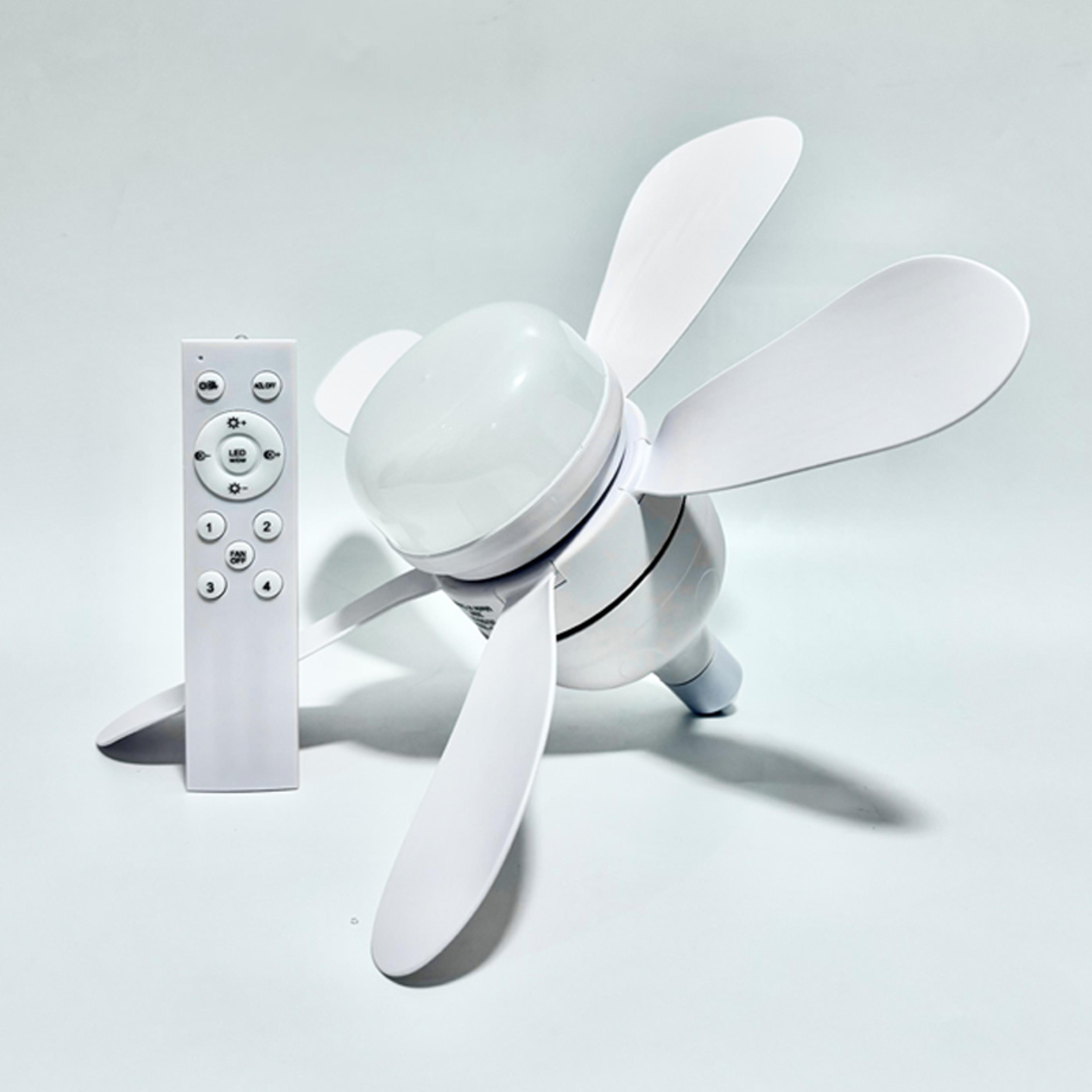 modern ceiling fan with light, remote control, speed adjustable, for bedroom