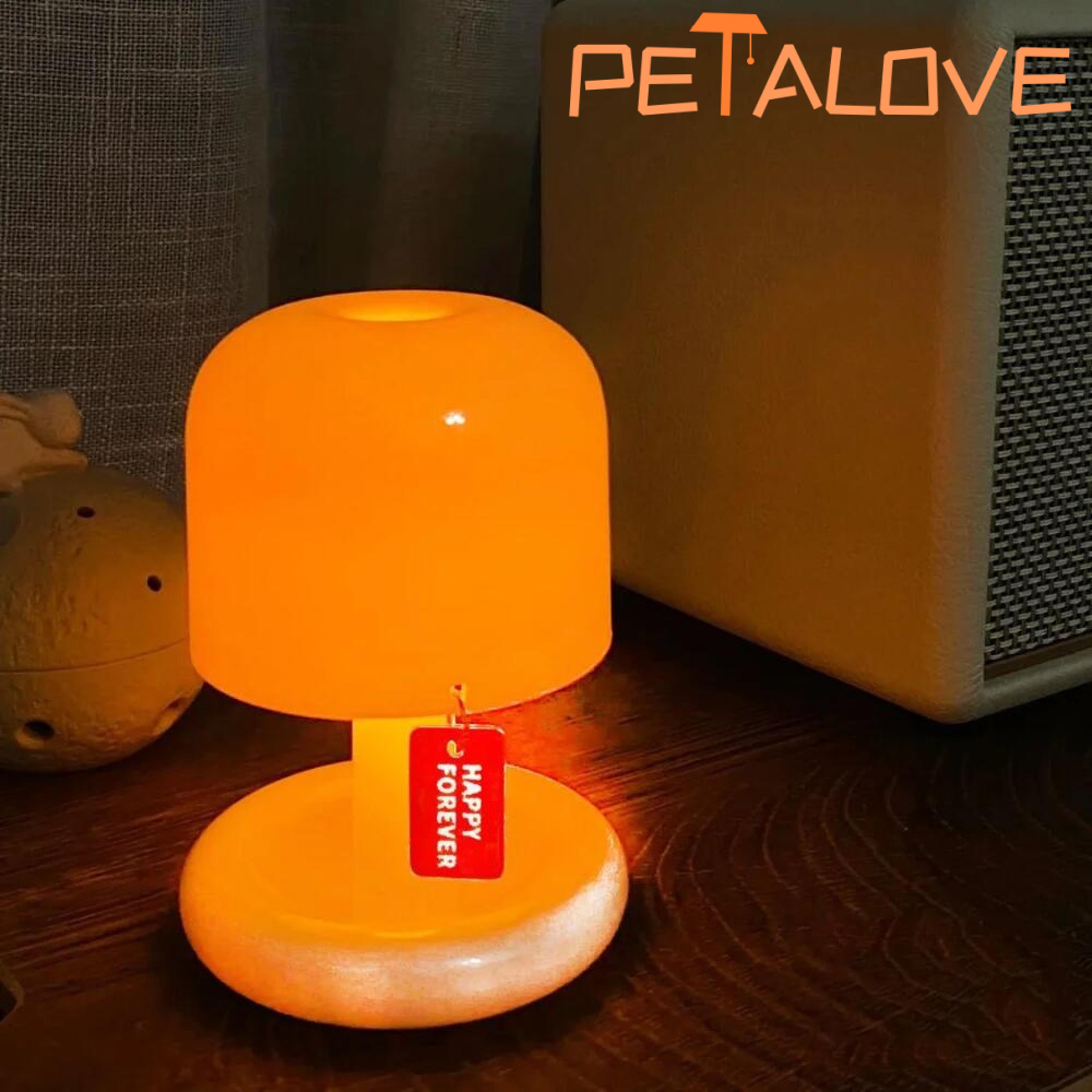 usb rechargeable night light, sunset projection led table lamp, minimalist desk & bedside mood light for bedroom, bar