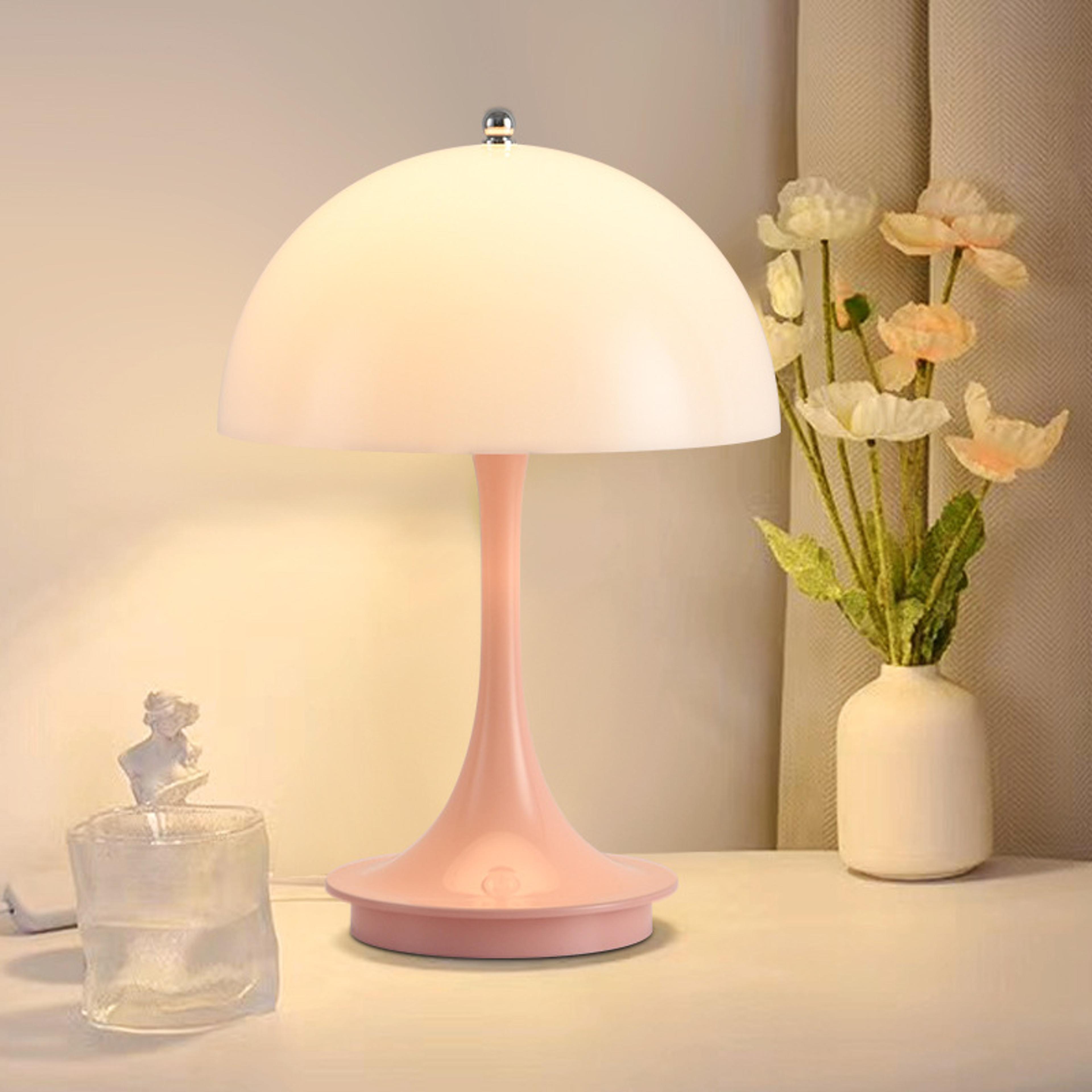 abs led decoration rechargeable, portable night light with 3 color dimming