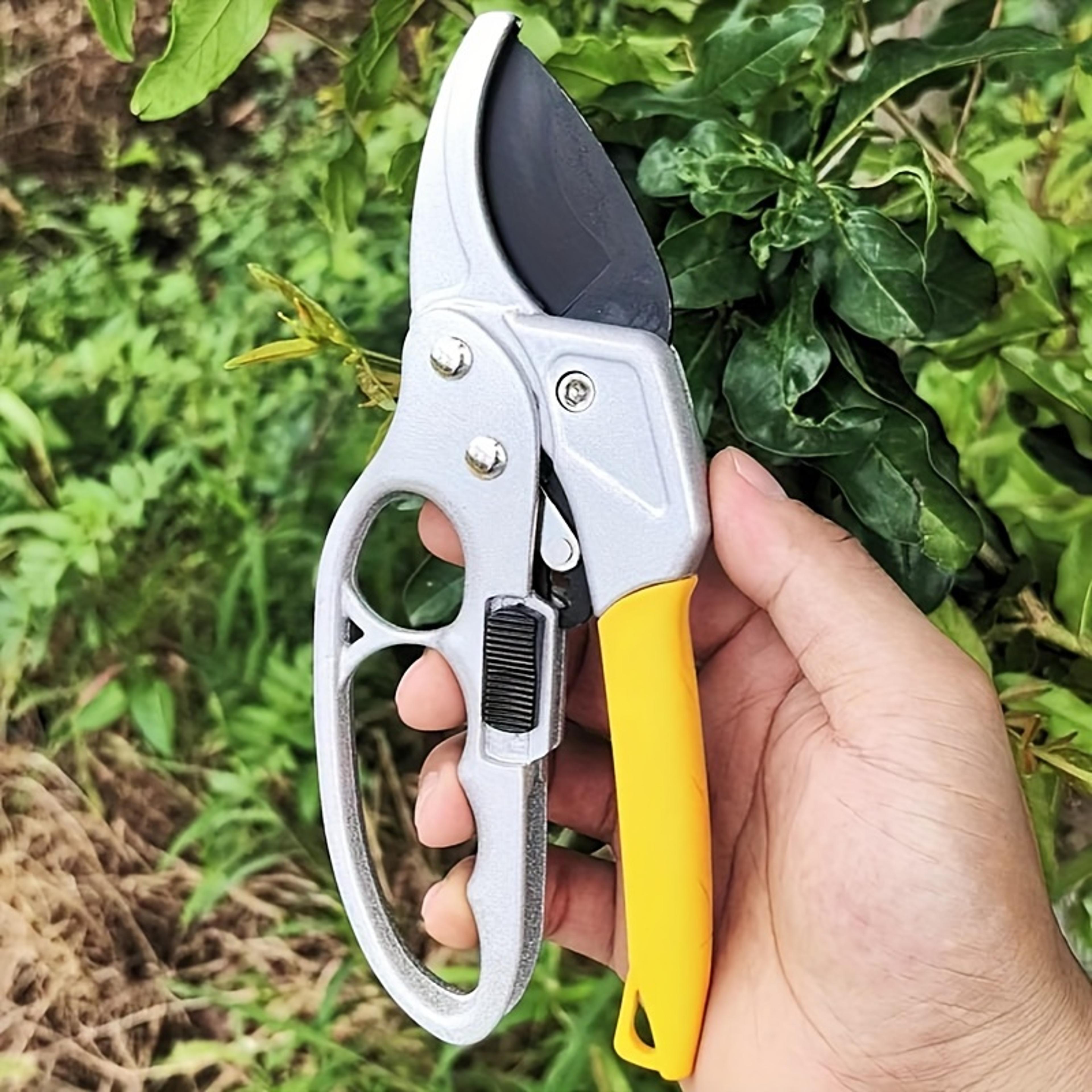 multifunctional manual pruning tools, high carbon steel garden scissors, speed pruning shears for fruit trees and veg