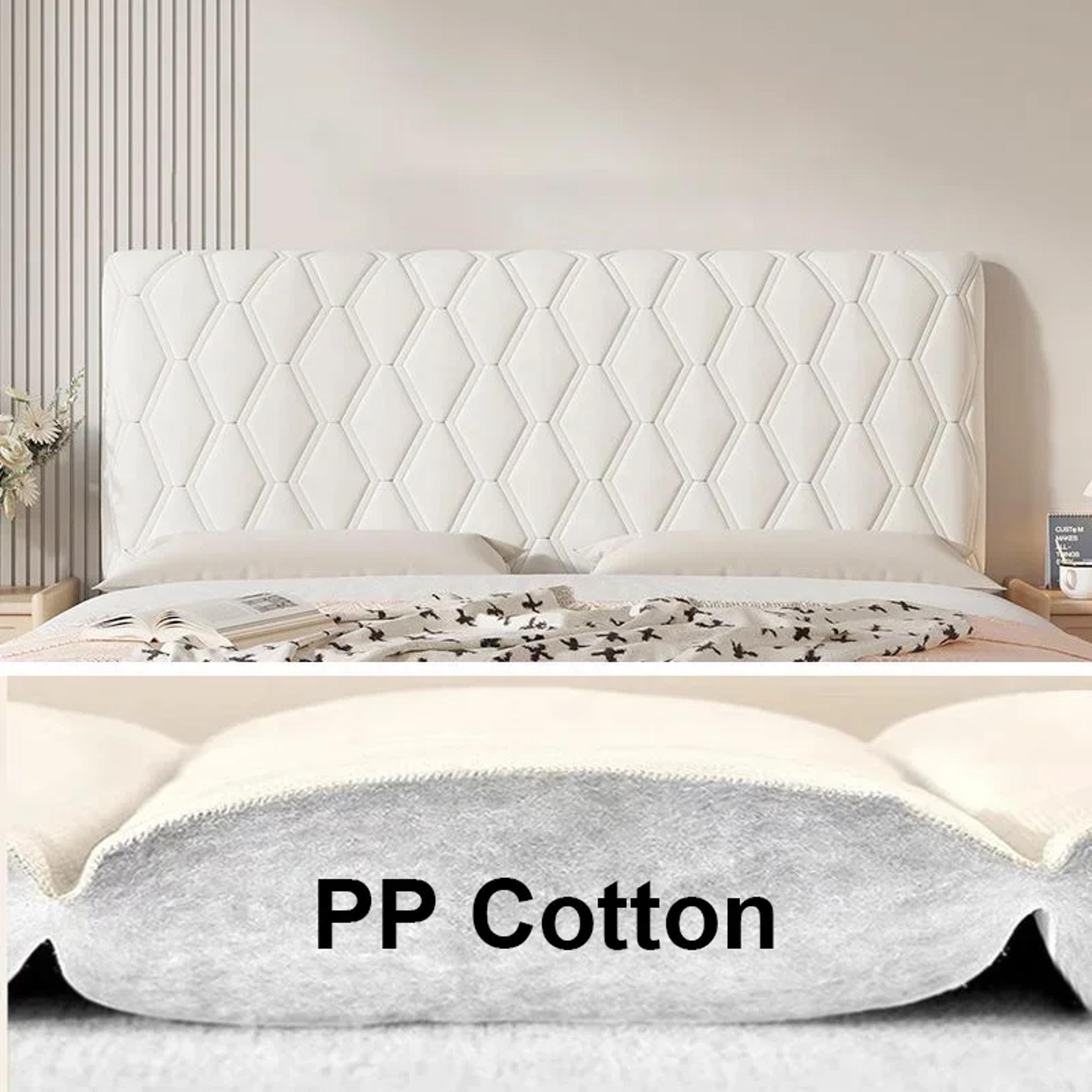 universal bed headboard cover, thickened soft package, anti collision backrest protector, and bed spread