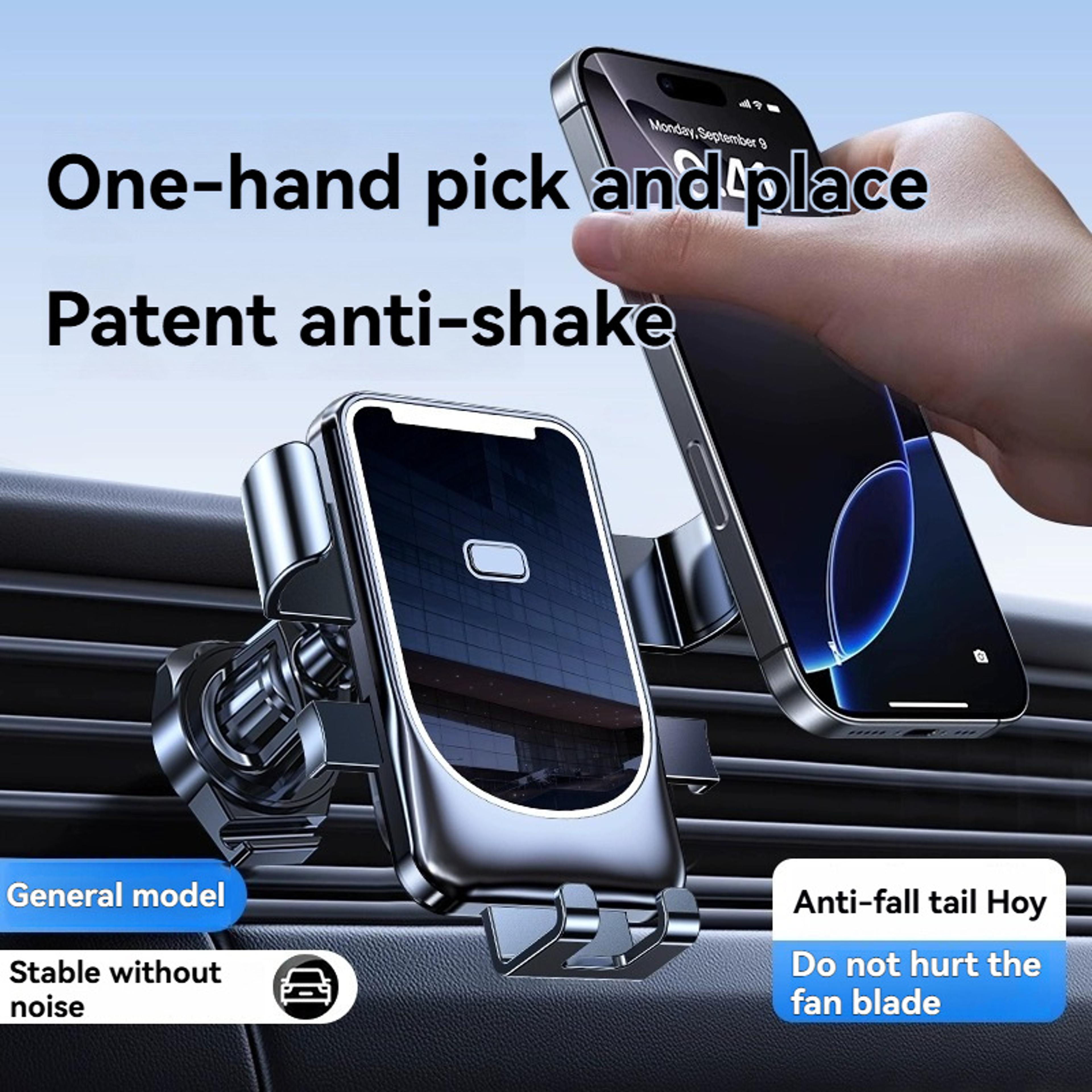 universal smartphone holder, air vent suction hook mount, car navigation bracket for phones