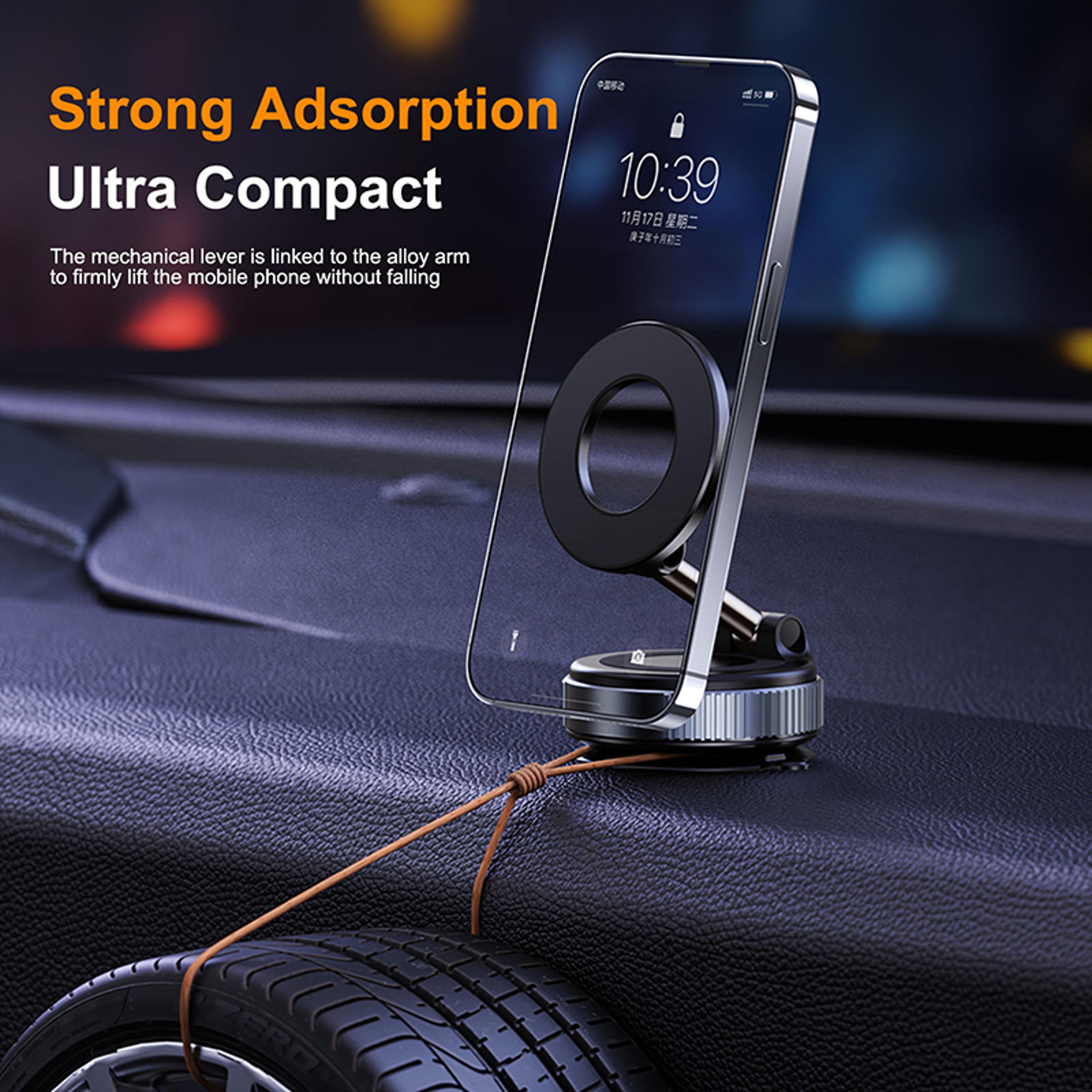 multi-angle vacuum magnet bracket, foldable car navigation holder, strong magnetic upgrade version