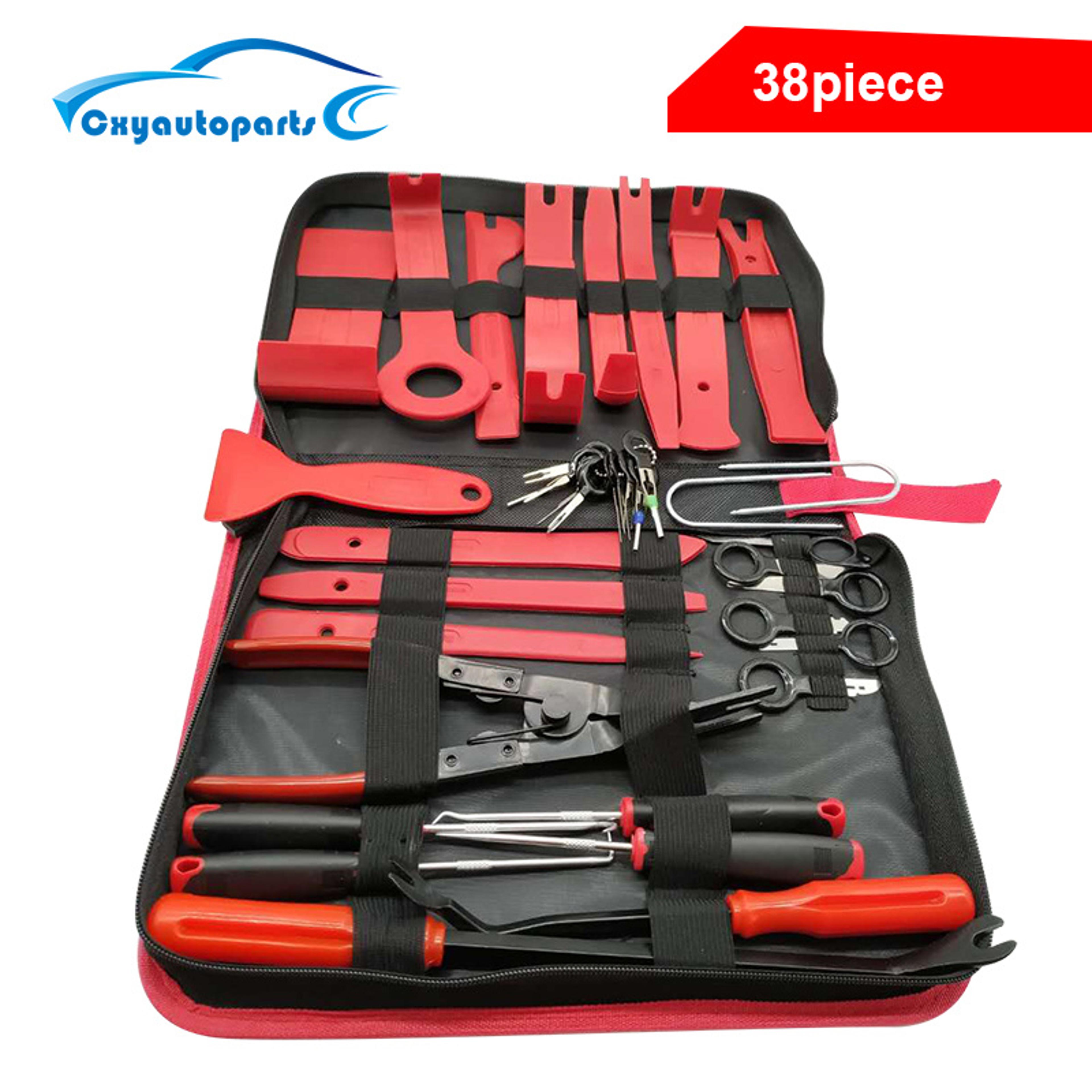 car tools, plastic trim removal kit, car interior panel tools, auto trim puller set, car clips puller diy