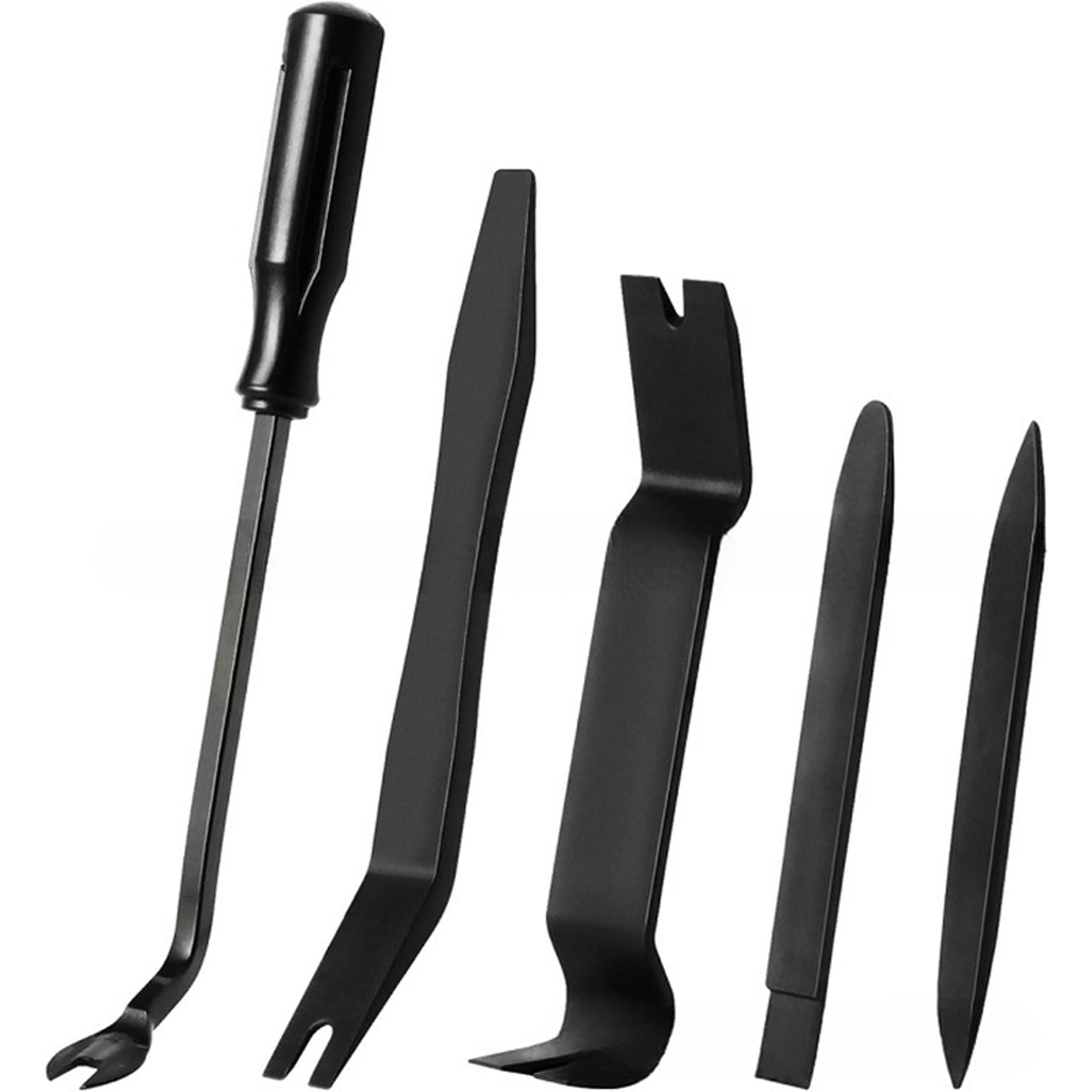 no scratch auto trim removal tool kit, plastic pry tool set, interior door panel and clip fastener remover for car