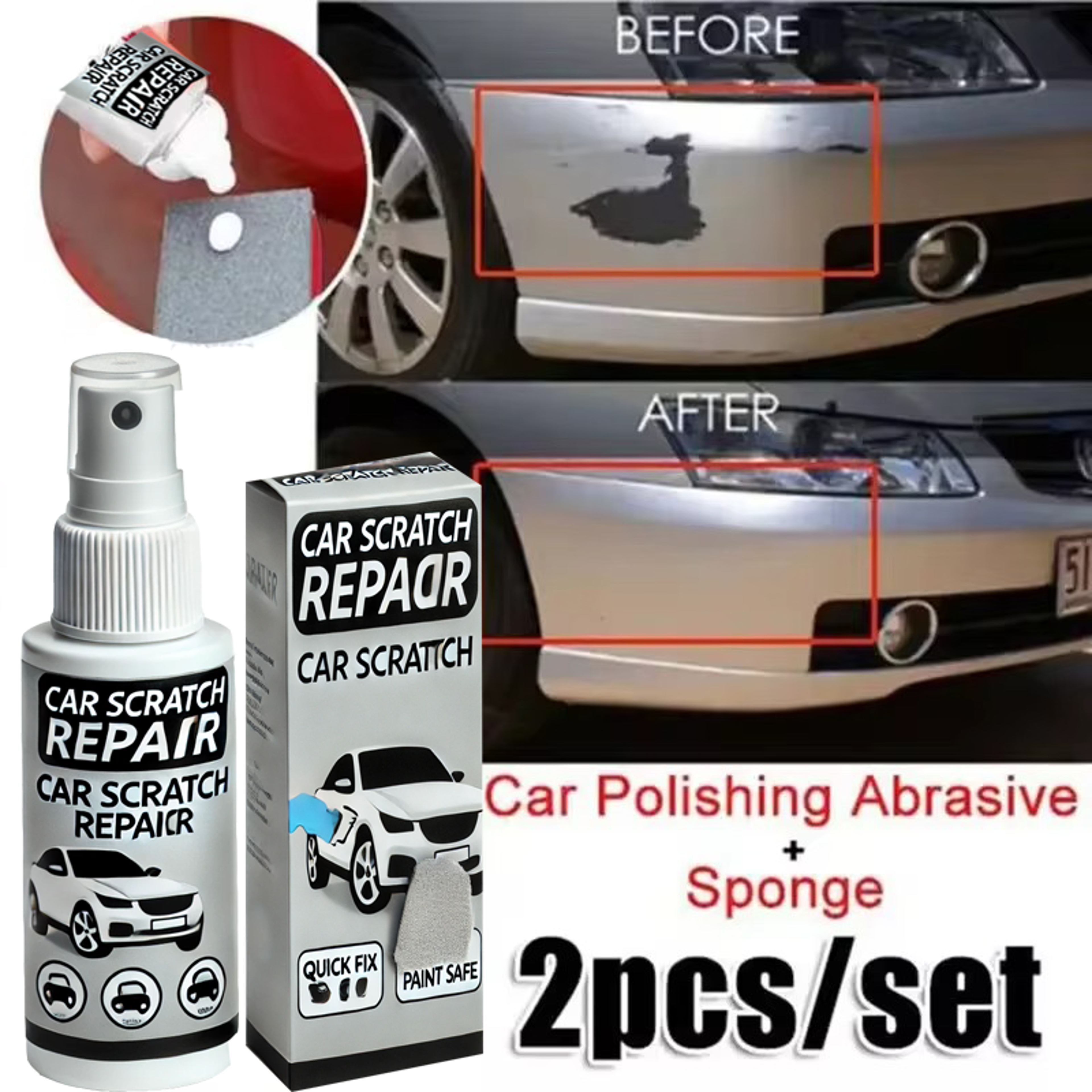 auto scratch remover, car paint polishing compound, swirl repair, anti scratch wax, paint care tools