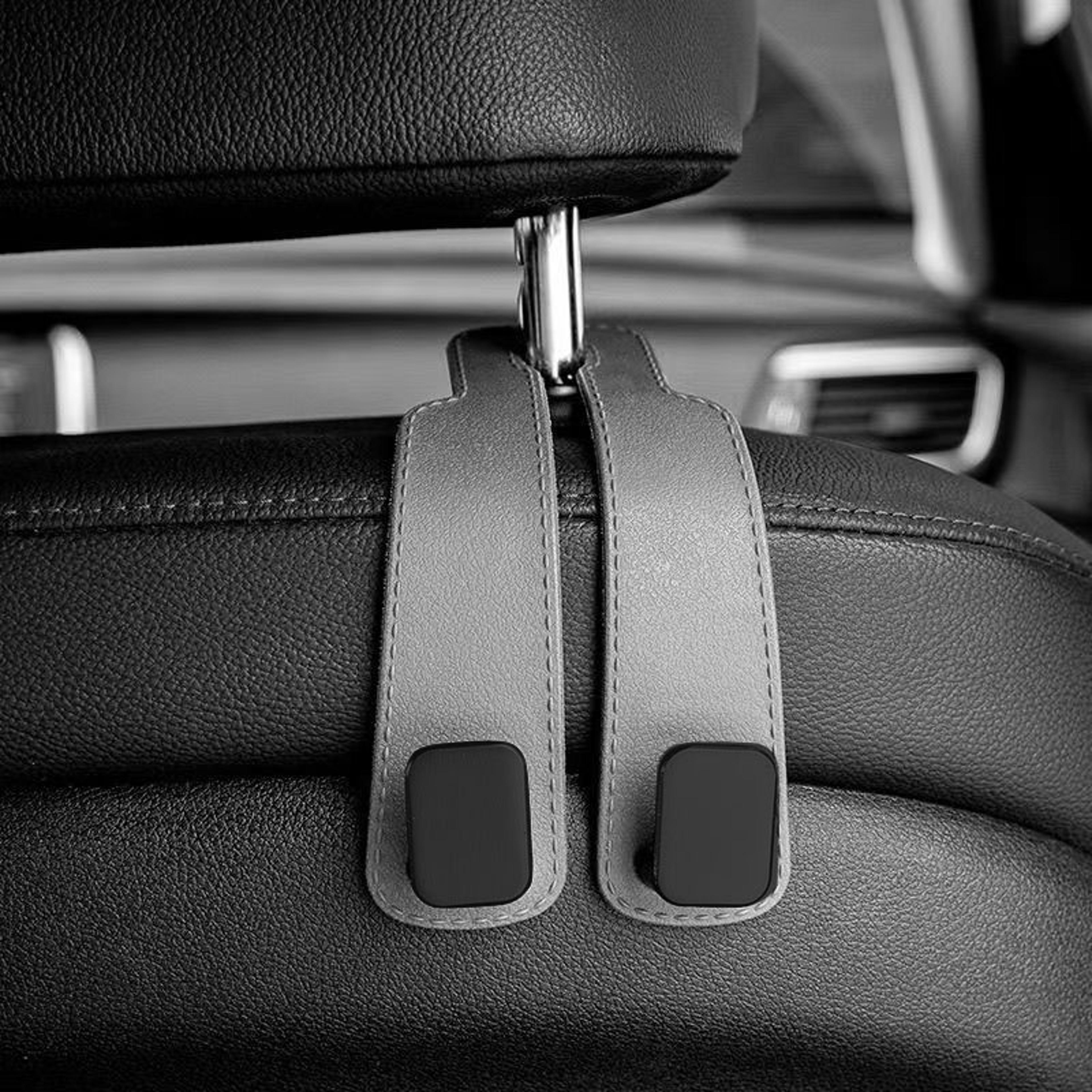 seat back organizer, car headrest hooks, bag hanger, auto fastener clips, holder hooks
