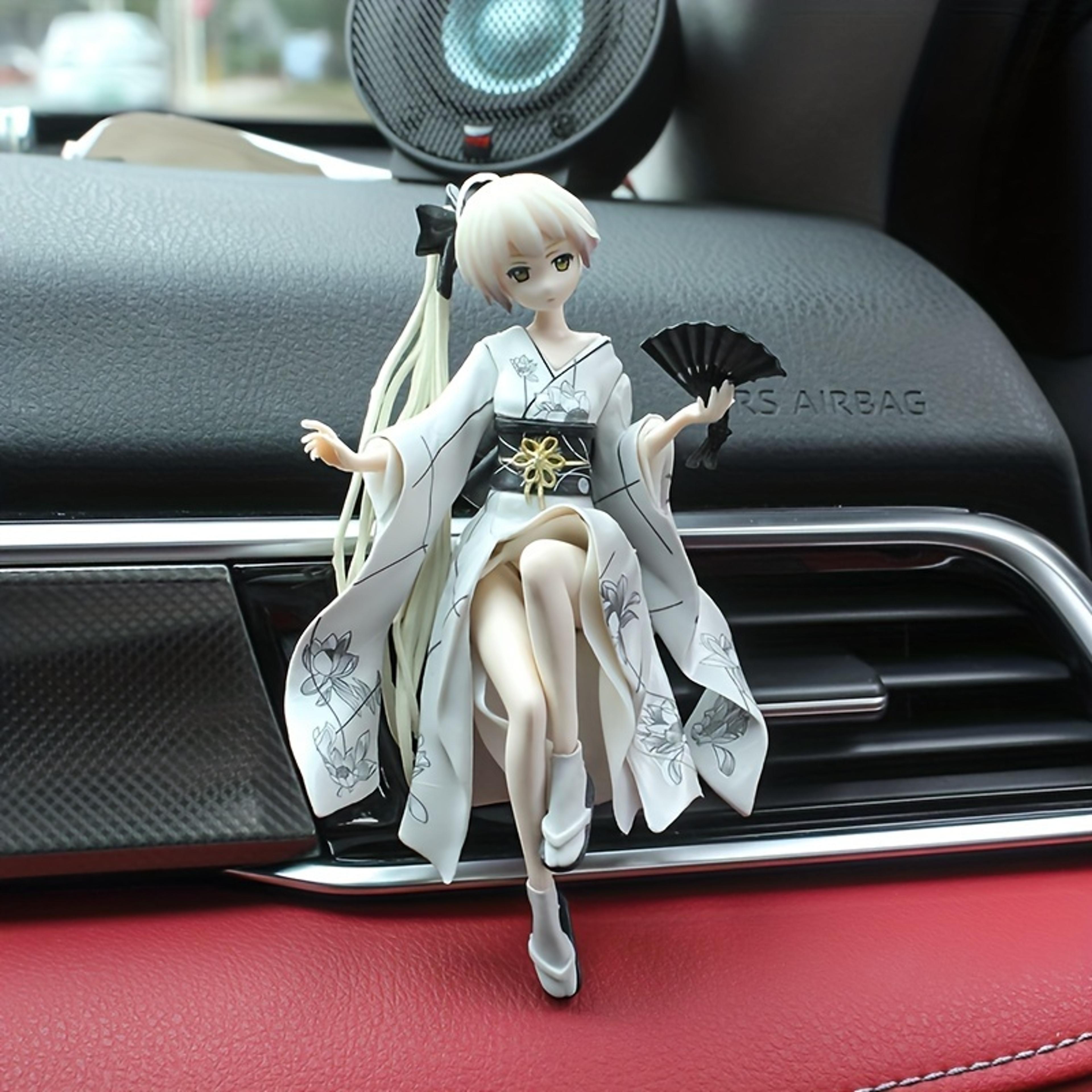 beautiful anime cute action figure decorations, car and home accessories for girls, durable and stylish decor