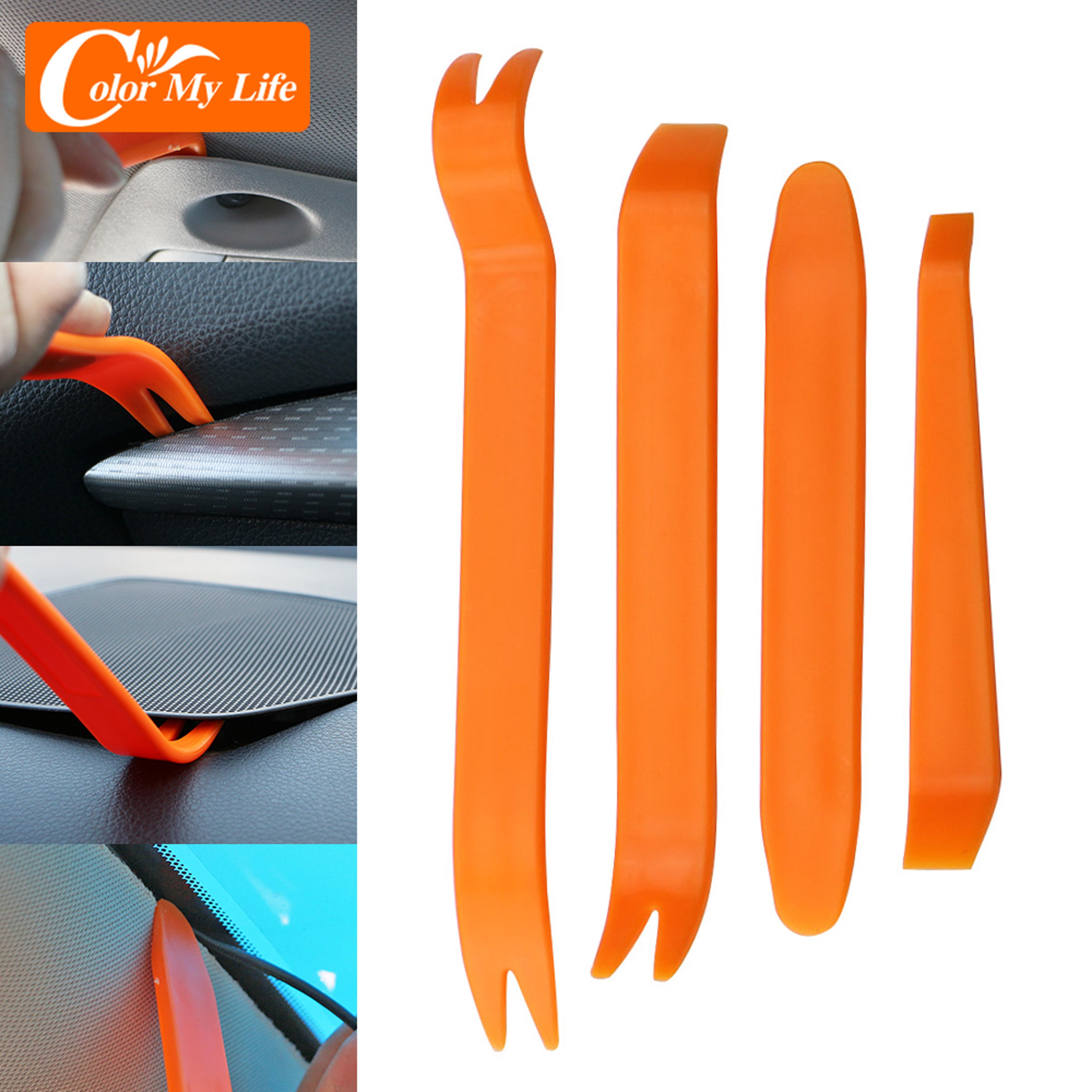 auto trim pry tool set, car removal open kit, interior repair tools for vehicle panels