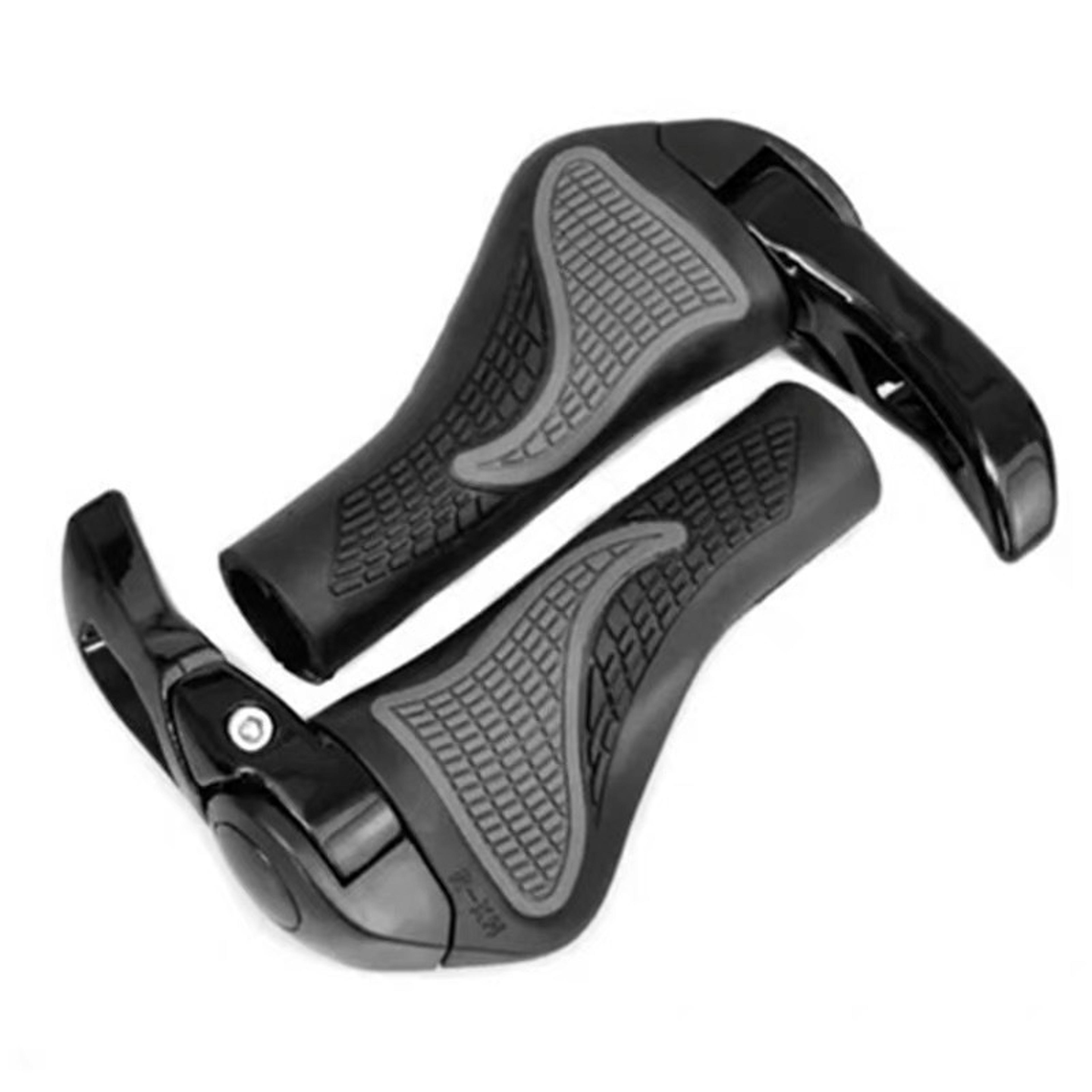 ergonomic bike handlebar grips, shockproof road bicycle grips, anti slip comfortable shock absorbing bike accessories