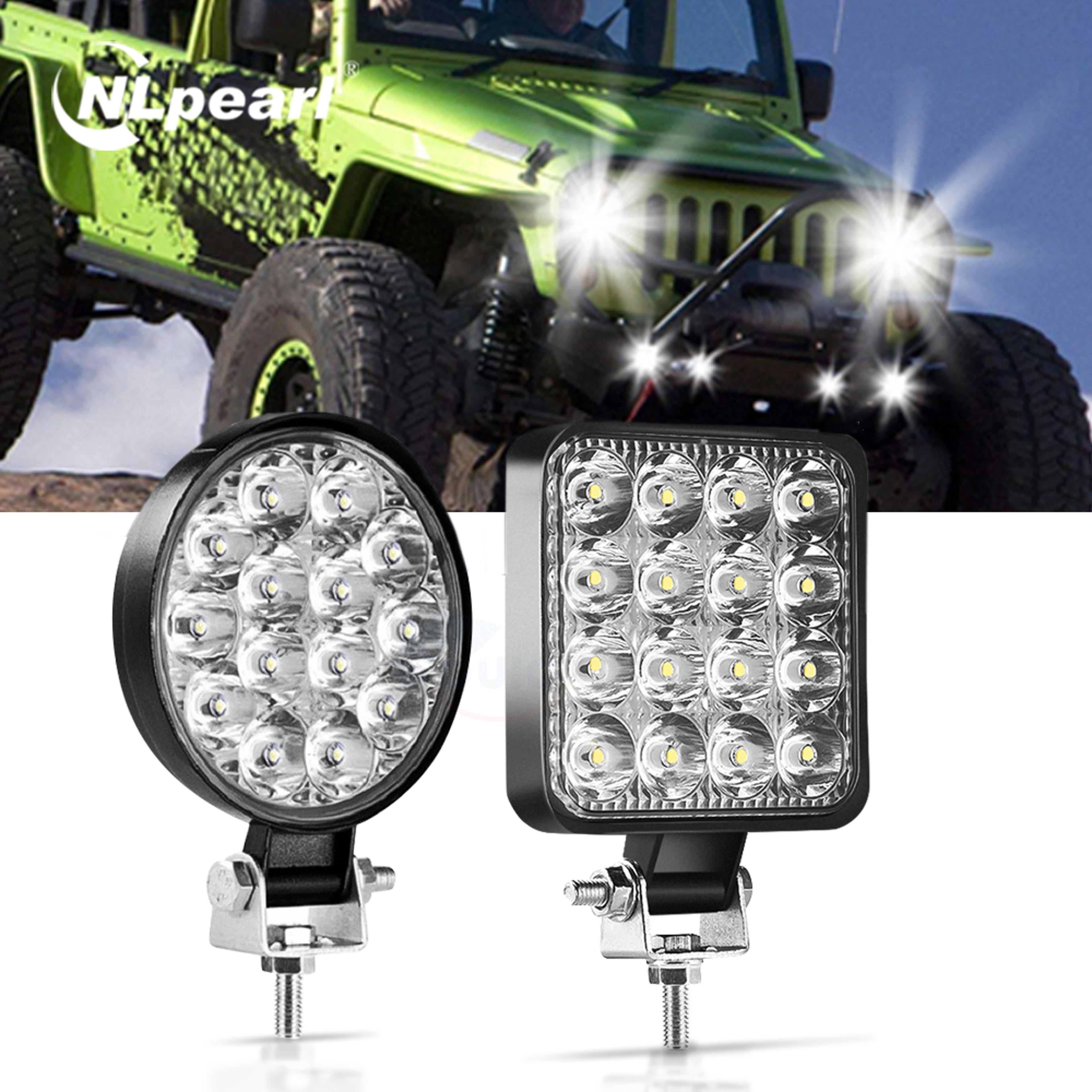 offroad led light bar, work spotlight for trucks, suv atv boat headlight, led fog bar for tractor