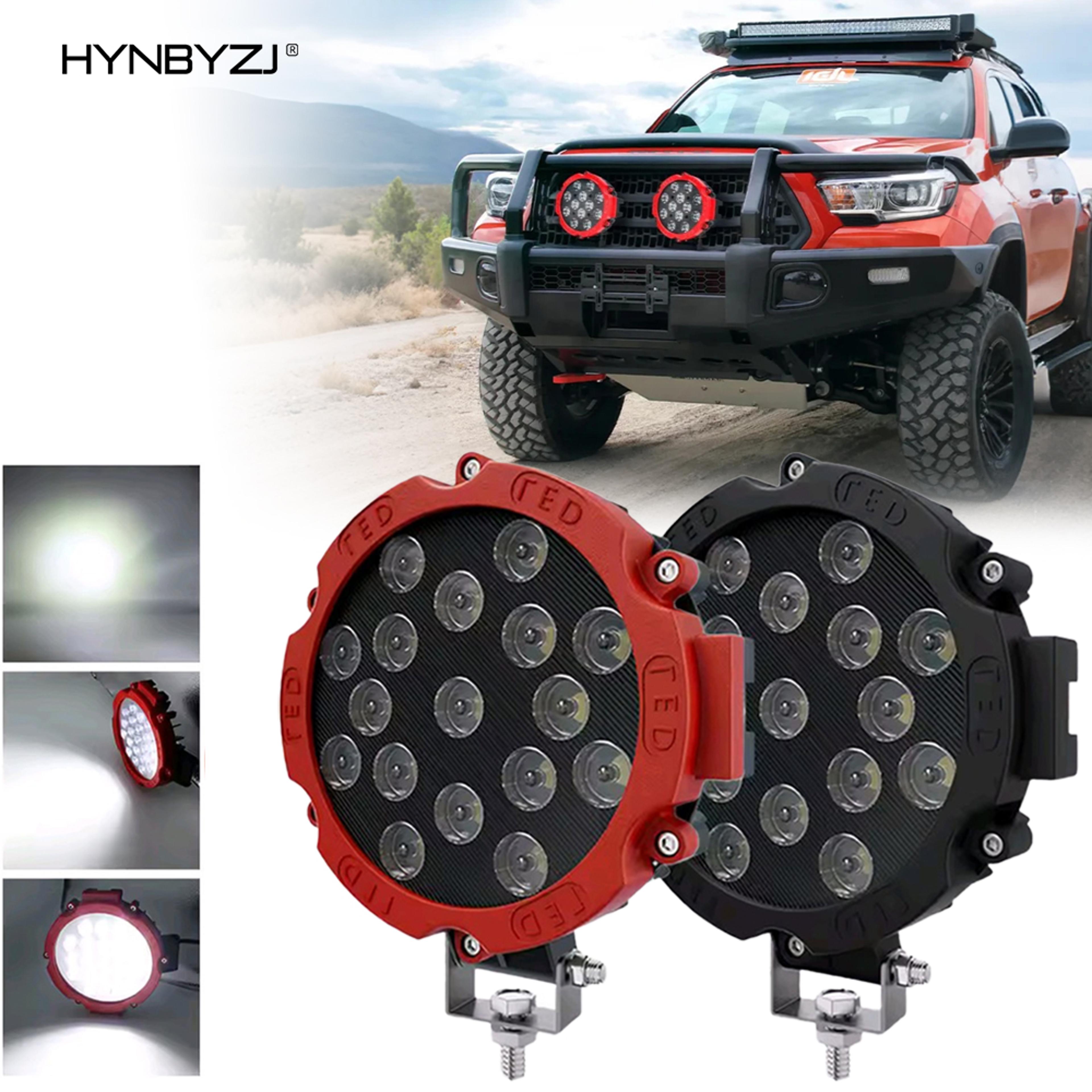 led spotlight off road work light, bright headlight spot lamp for automotive, truck, jeep, hummer