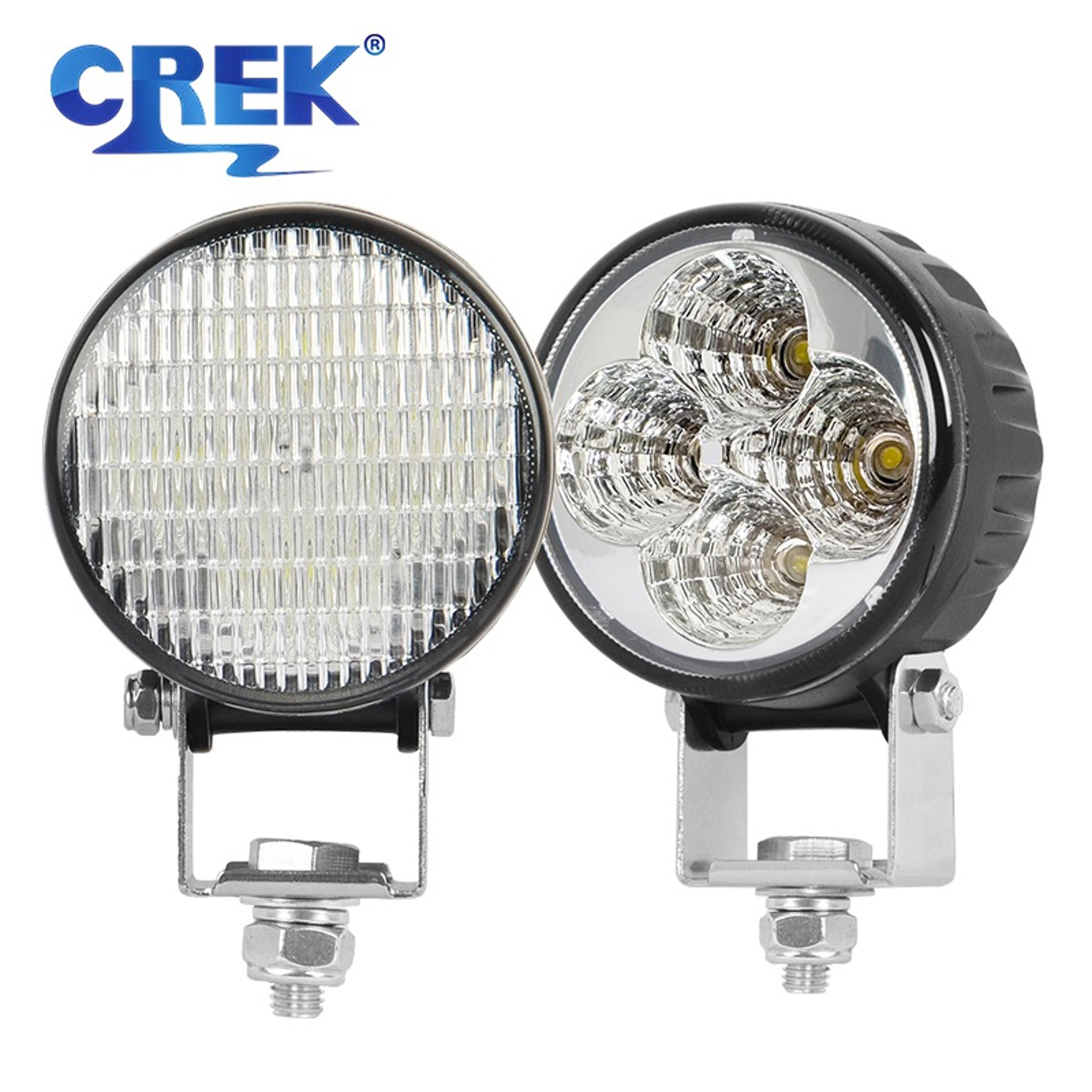 car offroad suv truck auxiliary hood bumper spot led work light motorcycle spotlight tractor forklift cabin roof
