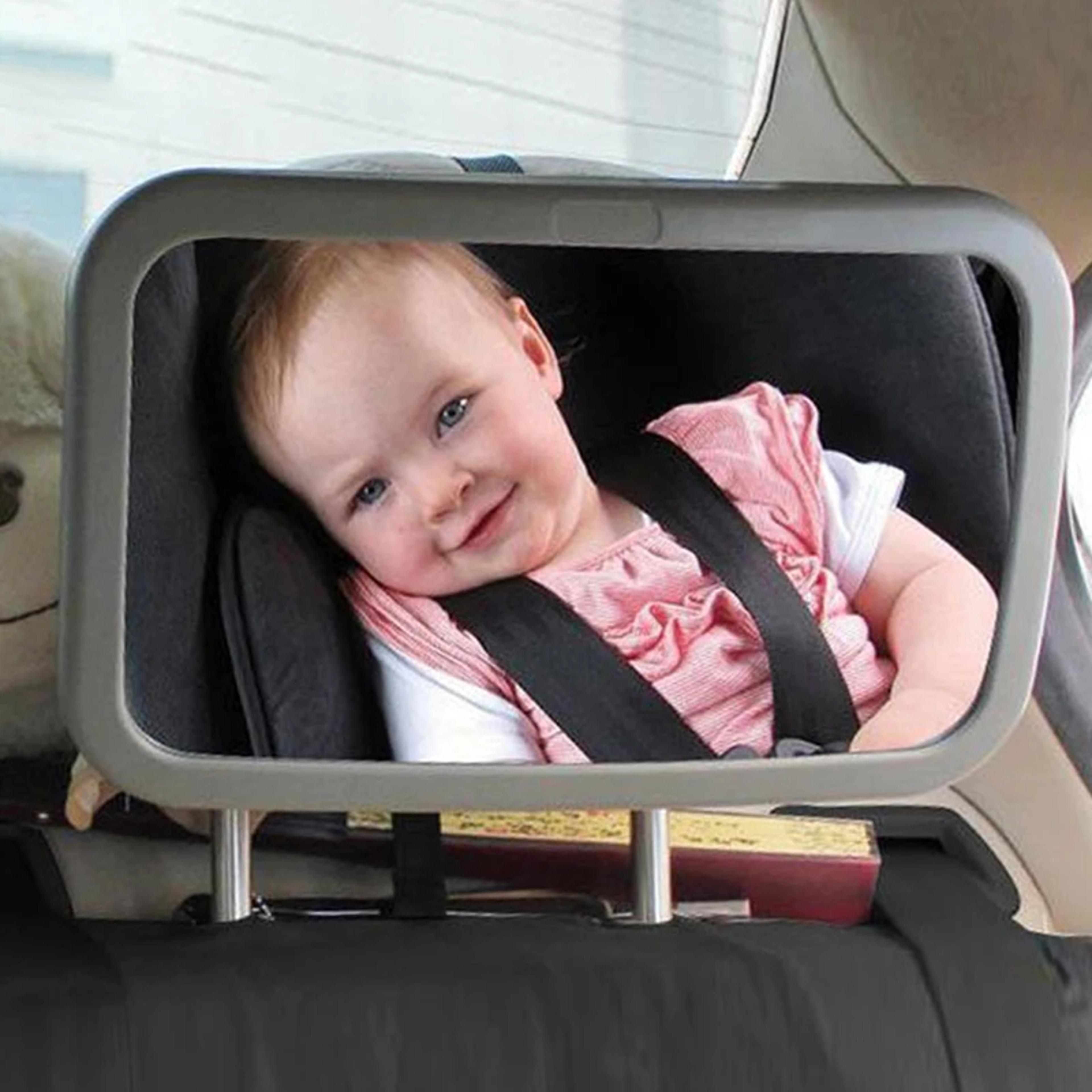 adjustable baby car mirror, rear seat facing mirror for headrest, child safety monitoring accessory