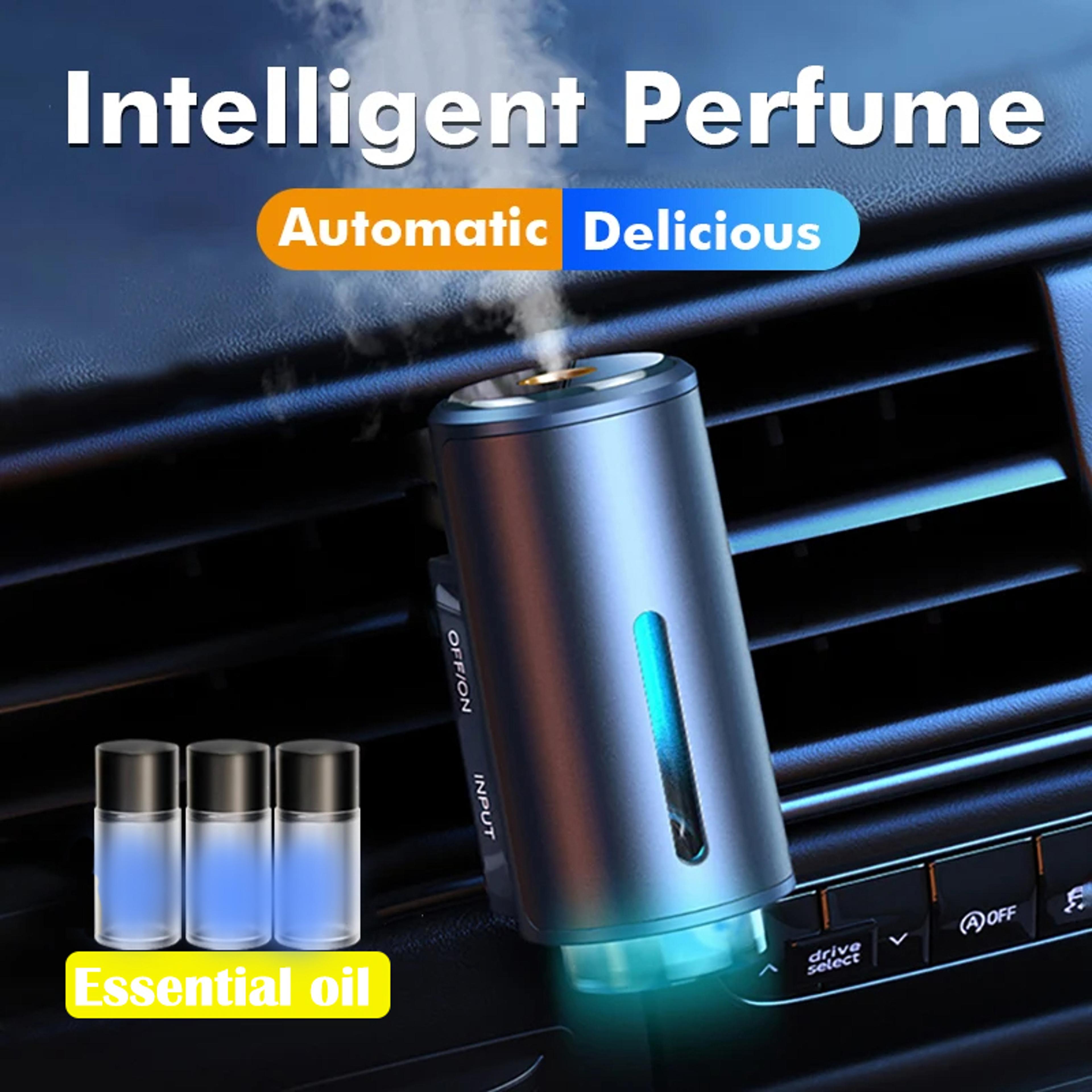 car interior electric air freshener, aroma diffuser, vent mist humidifier, removes odors