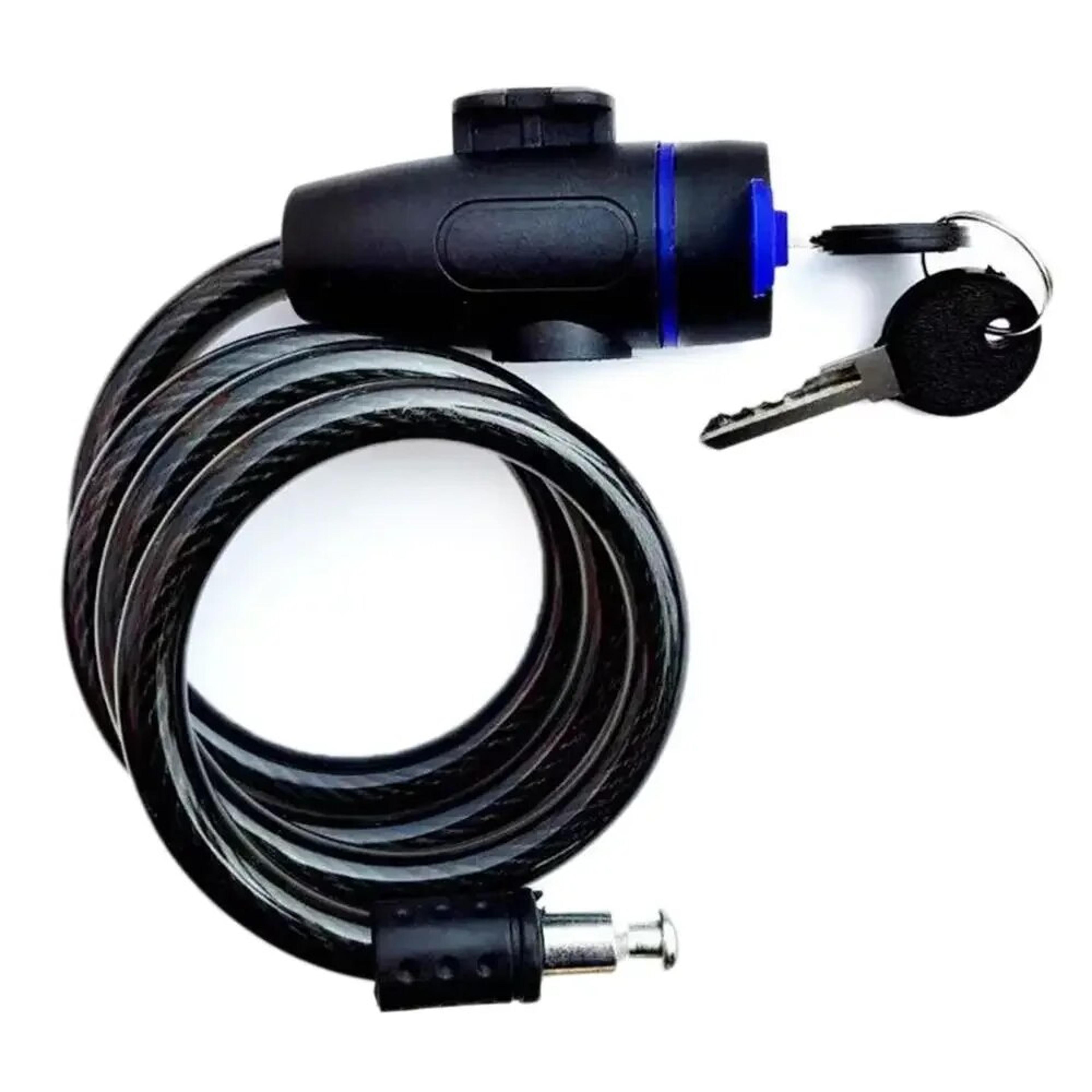 portable bike chain lock, anti theft metal steel safety lock with keys, motorcycle and bicycle security accessory