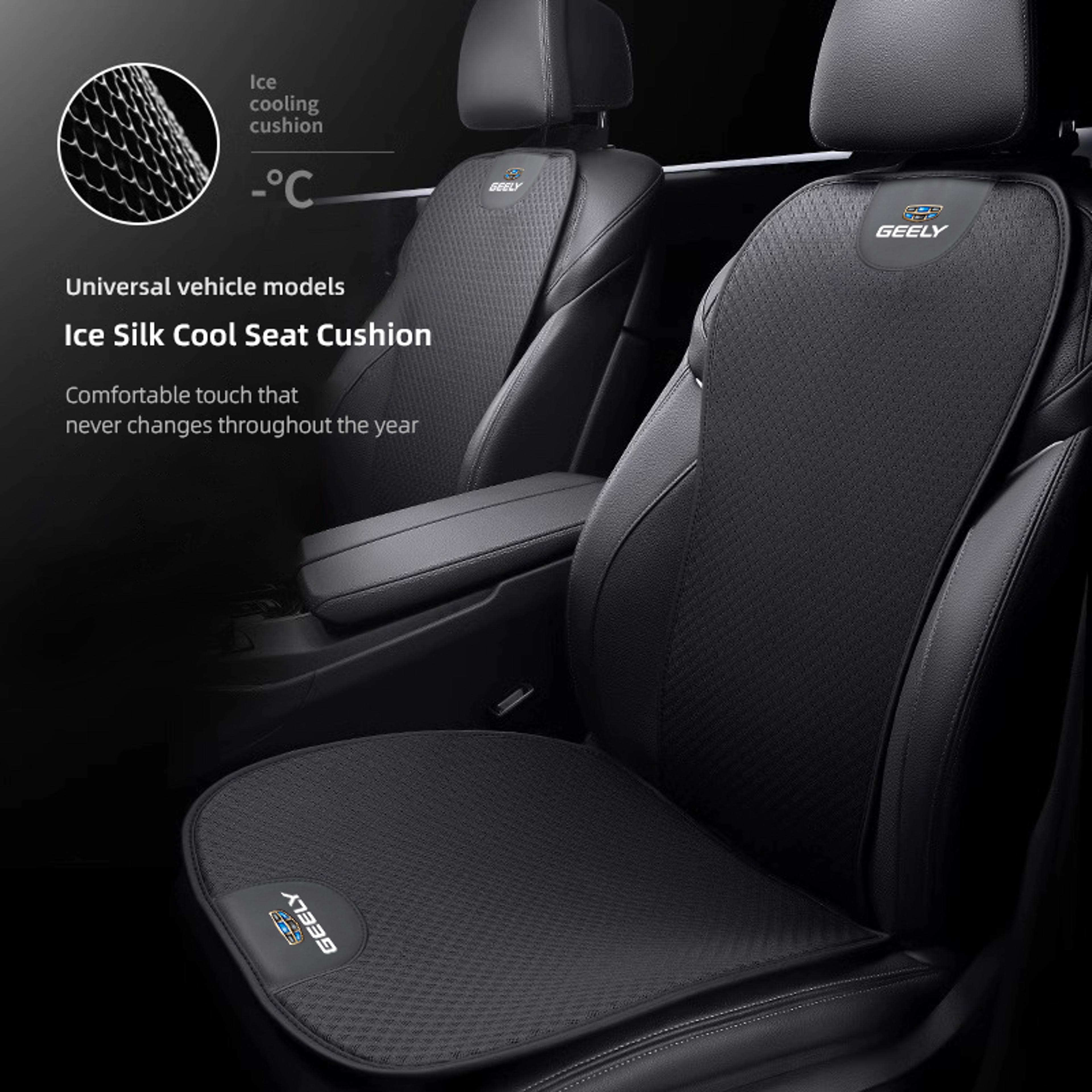 ice silk car seat cushion cover for geely coolray emgrand geometry c cooling seat protector