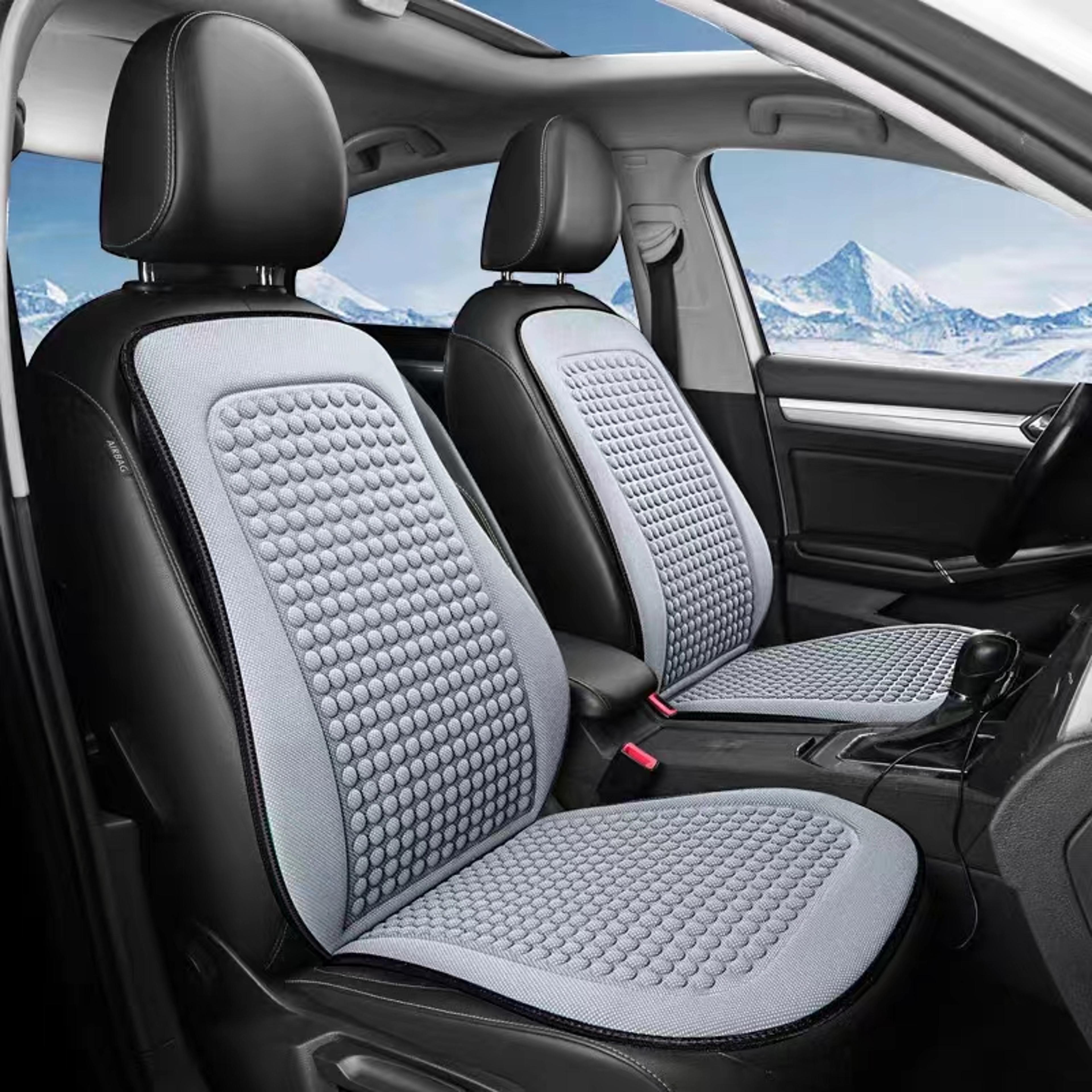 cooling car seat cushion breathable universal car seat cover with massage support pad