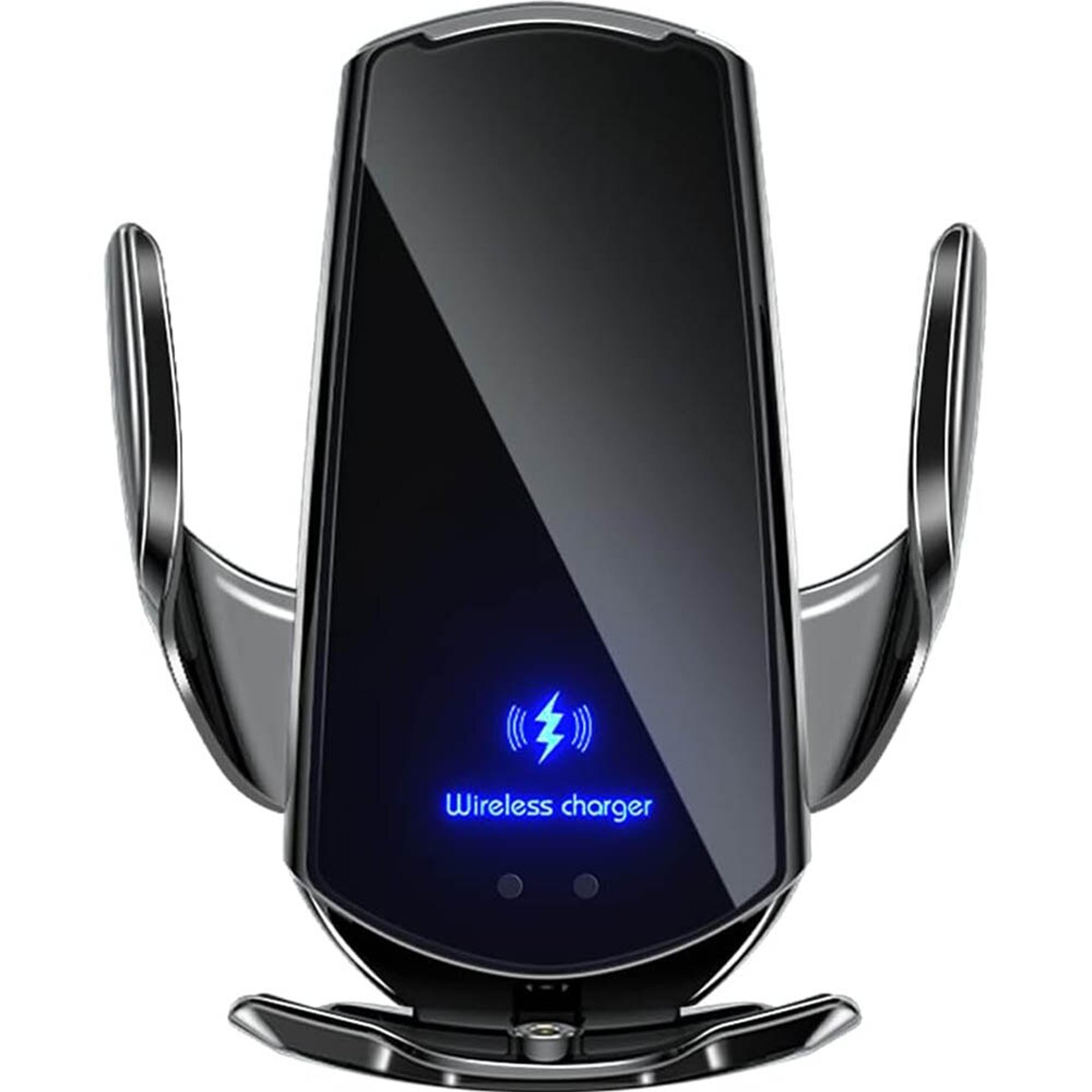 wireless car charger auto clamping phone mount for iphone and qi enabled android