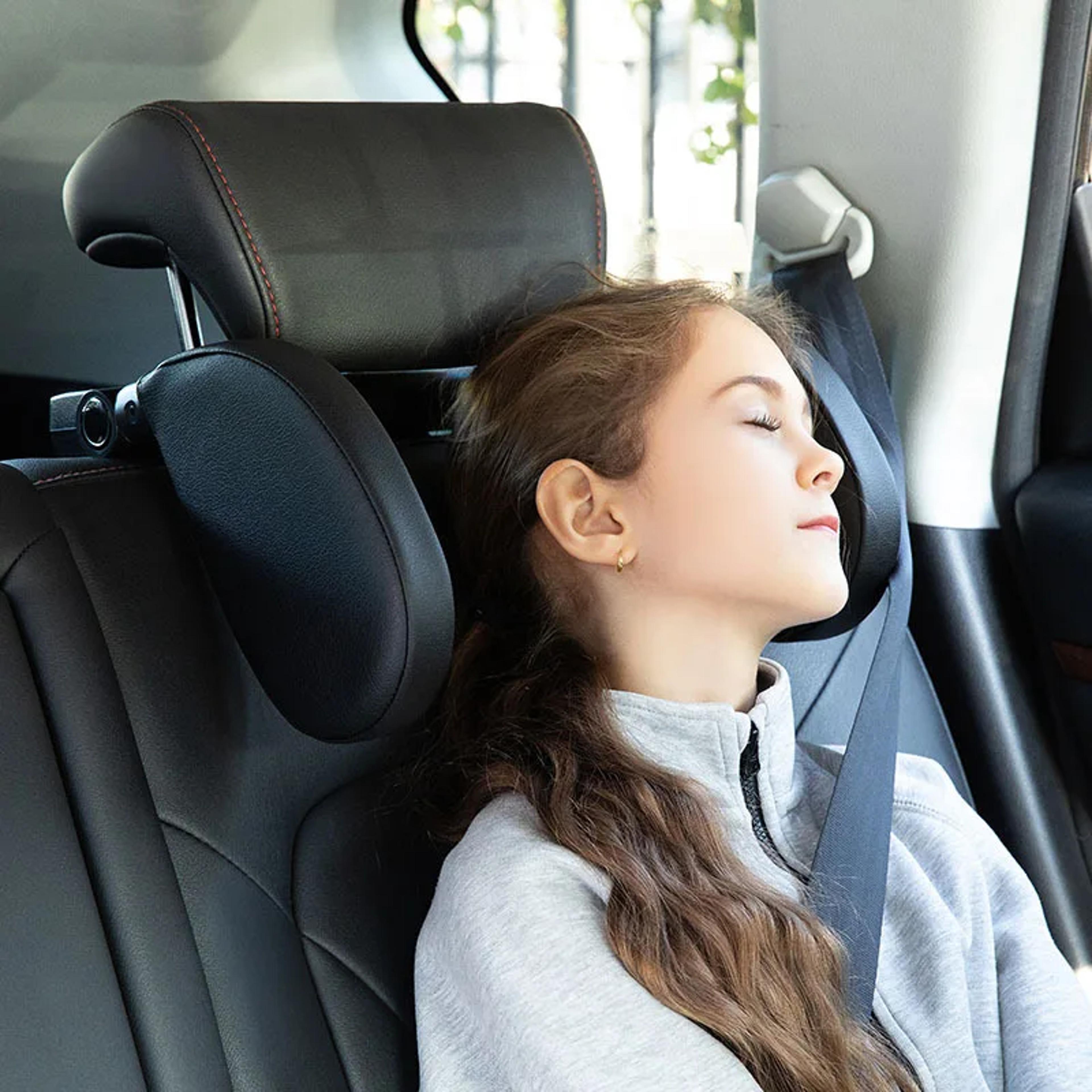 adjustable car headrest pillow u shaped neck support for kids and adults travel comfort