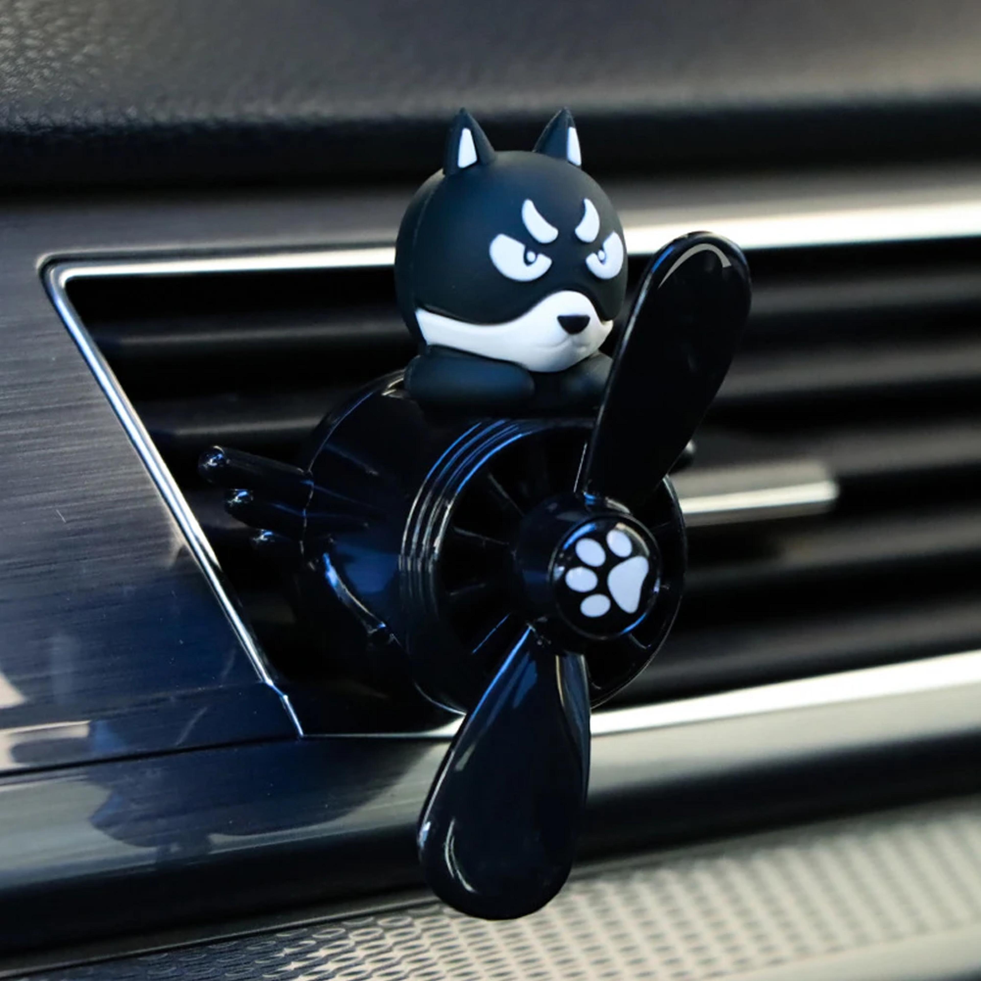 rotating pilot car air freshener vent clip car perfume diffuser with propeller design