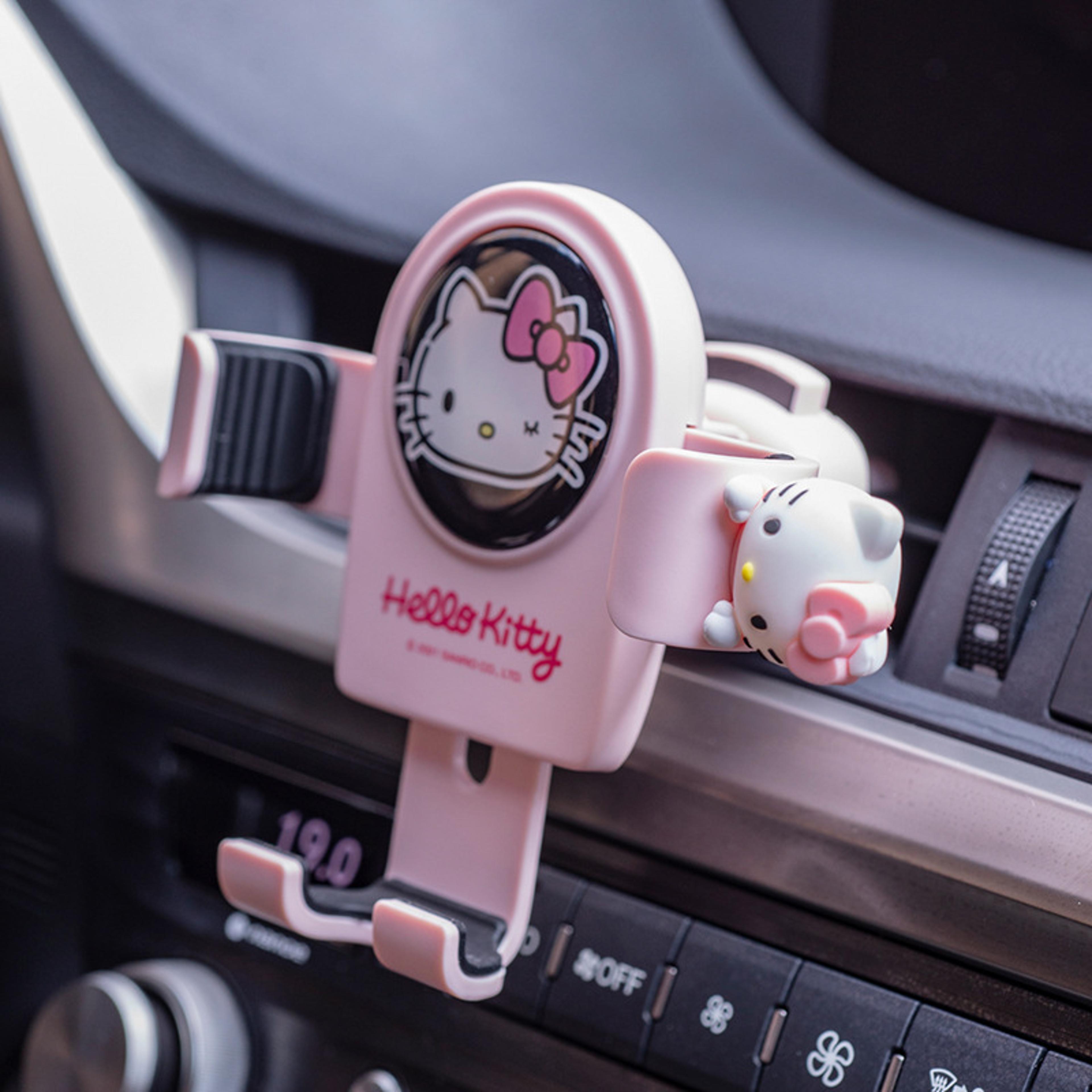hello kitty phone holder car mount with air vent clip aromatherapy phone holder for car