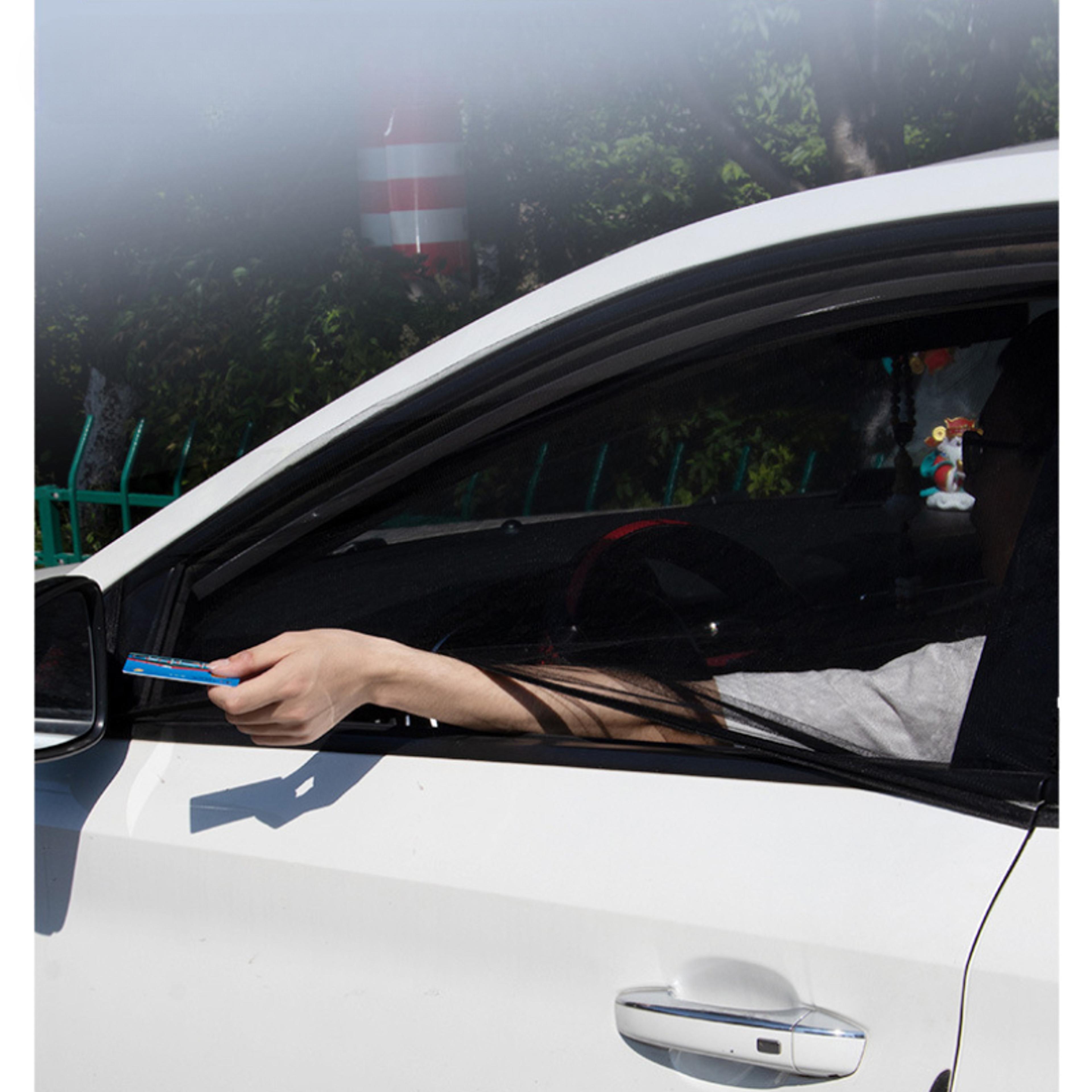 car window sun shade mosquito net uv protection privacy mesh screen