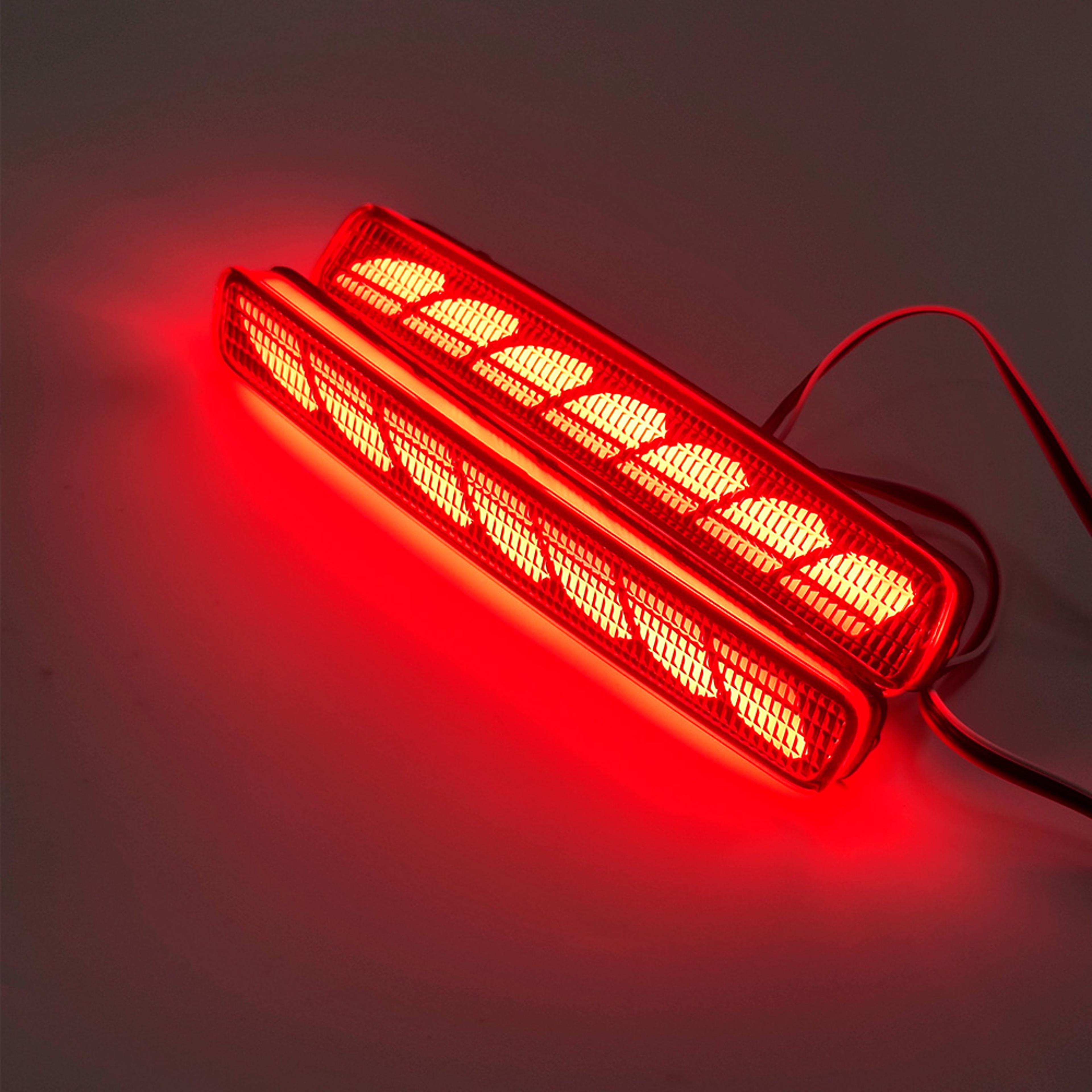 toyota prius v tail light rear bumper reflector led brake stop lamp drl assembly