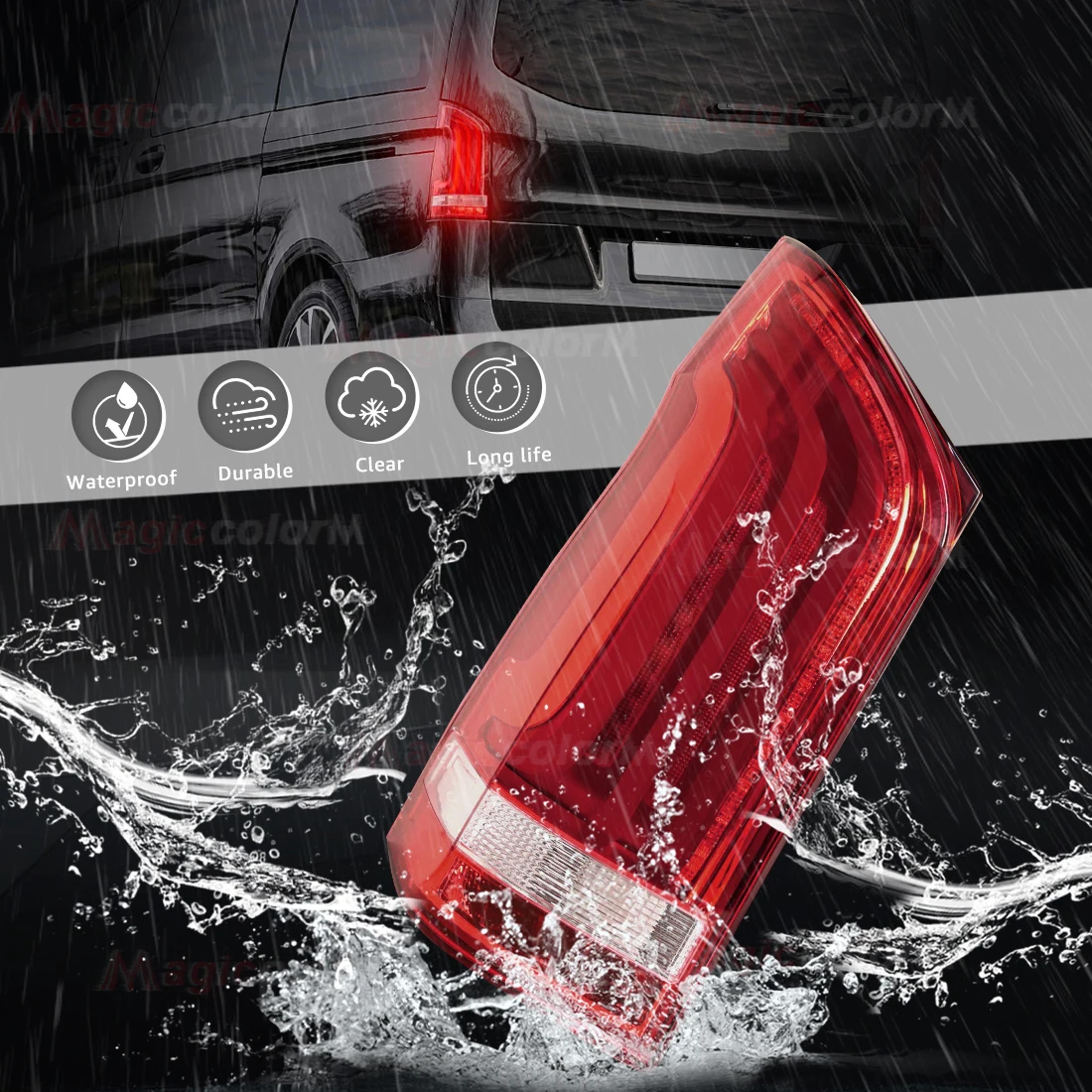mercedes vito led tail lights rear brake lamp assembly for v class