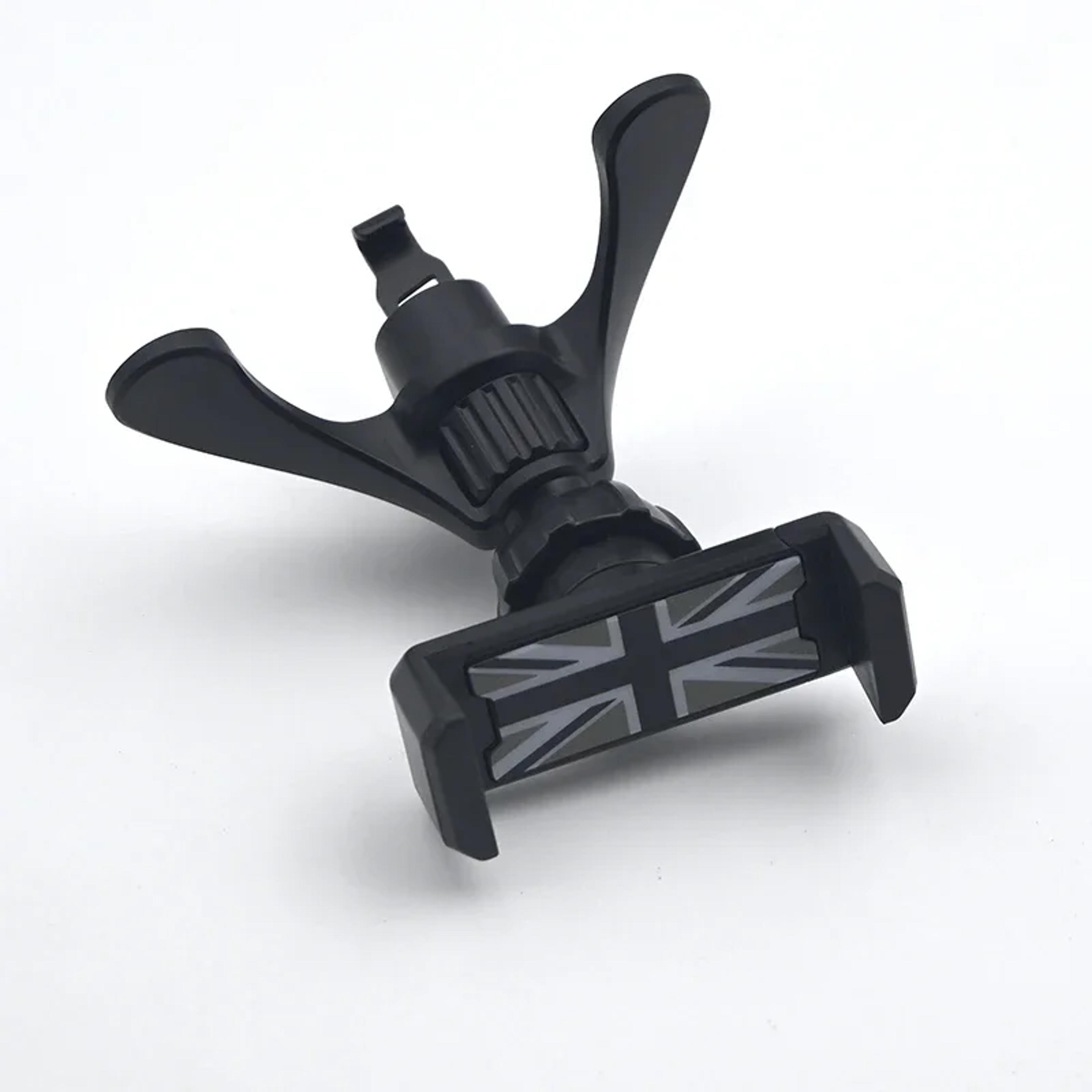 mini cooper phone holder union jack car air vent mount universal phone holder