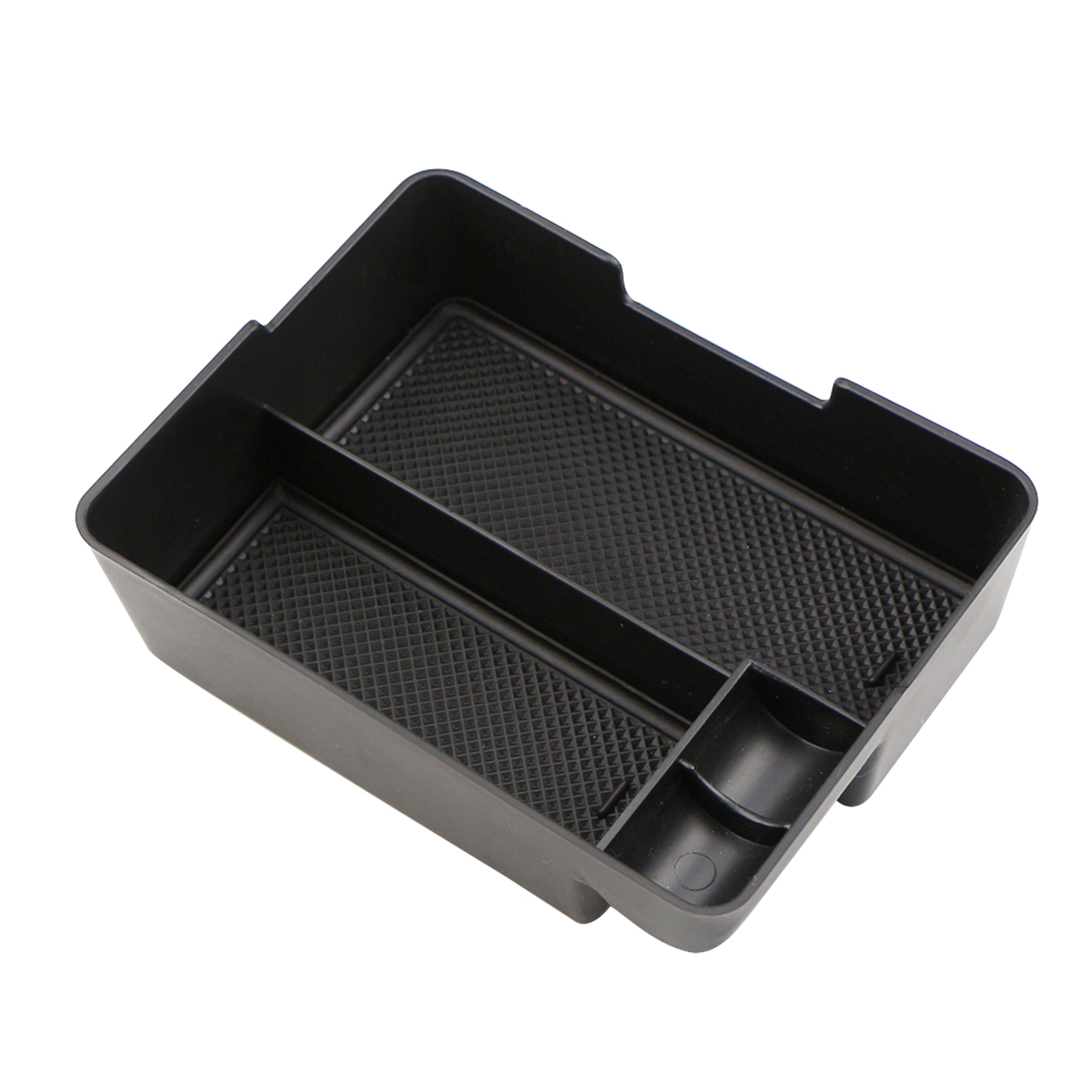 tesla model center console organizer armrest storage box tray