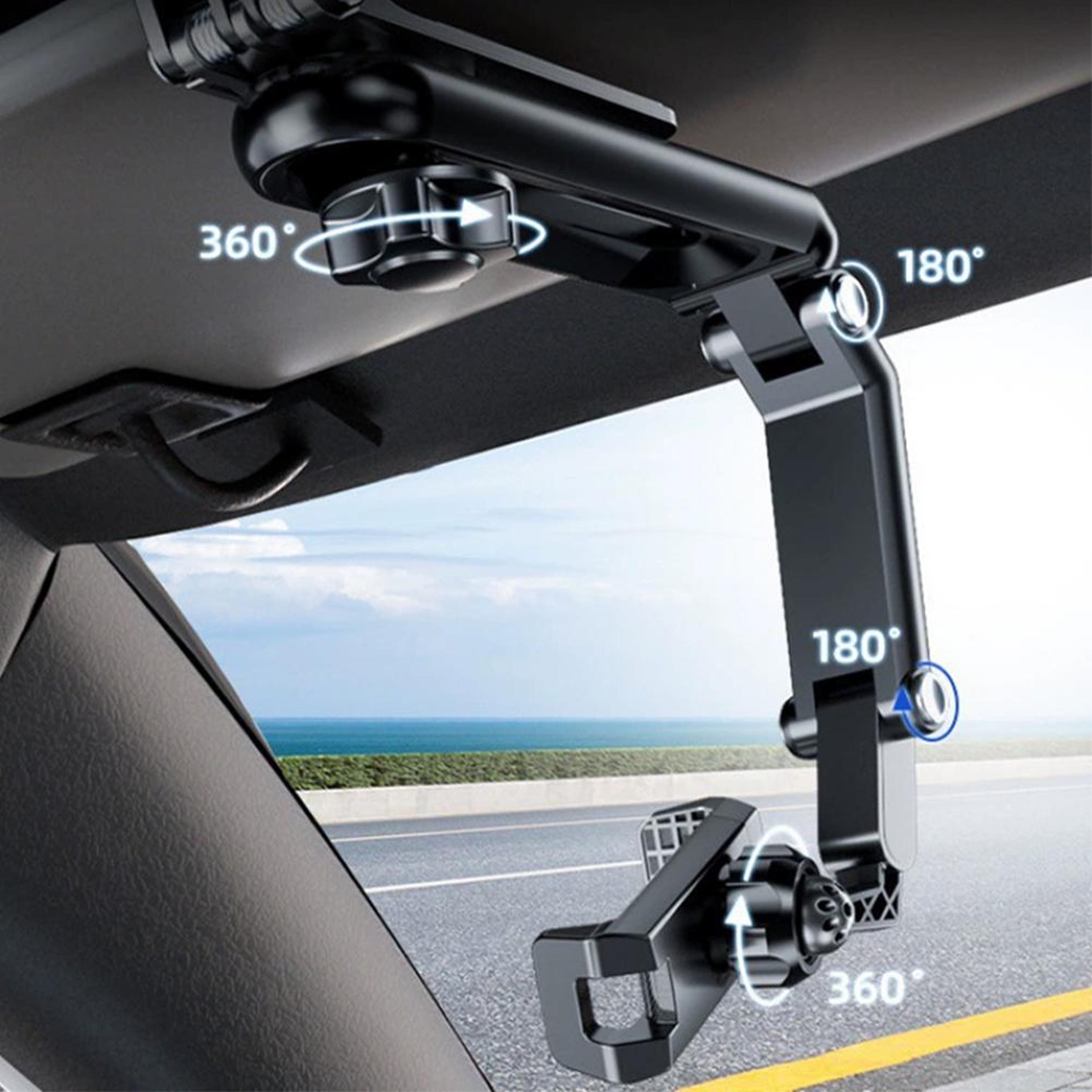 rotating car phone holder sun visor phone mount for gps navigation