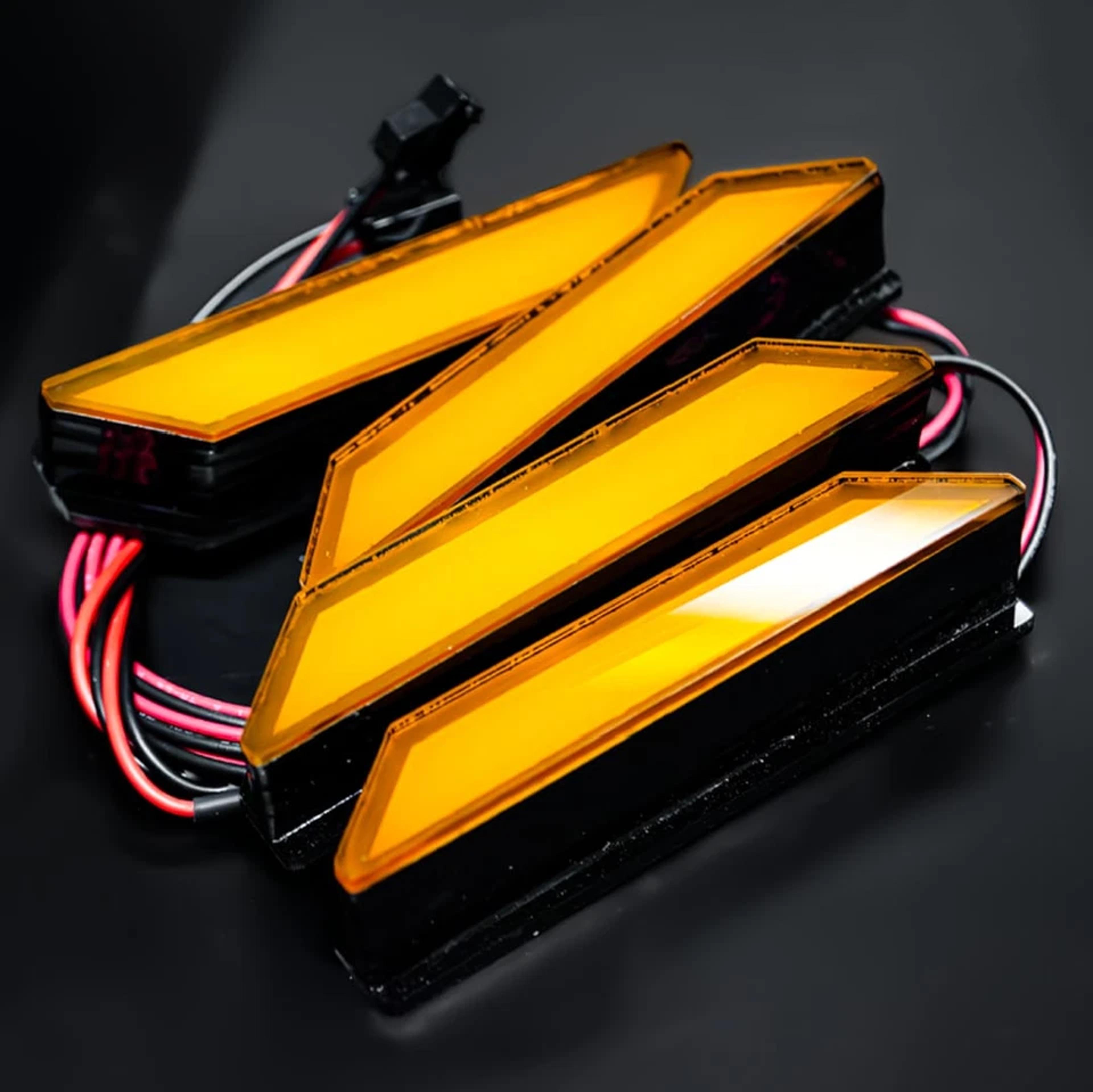ford ranger raptor amber led grille lights front grille marker lights for next gen models