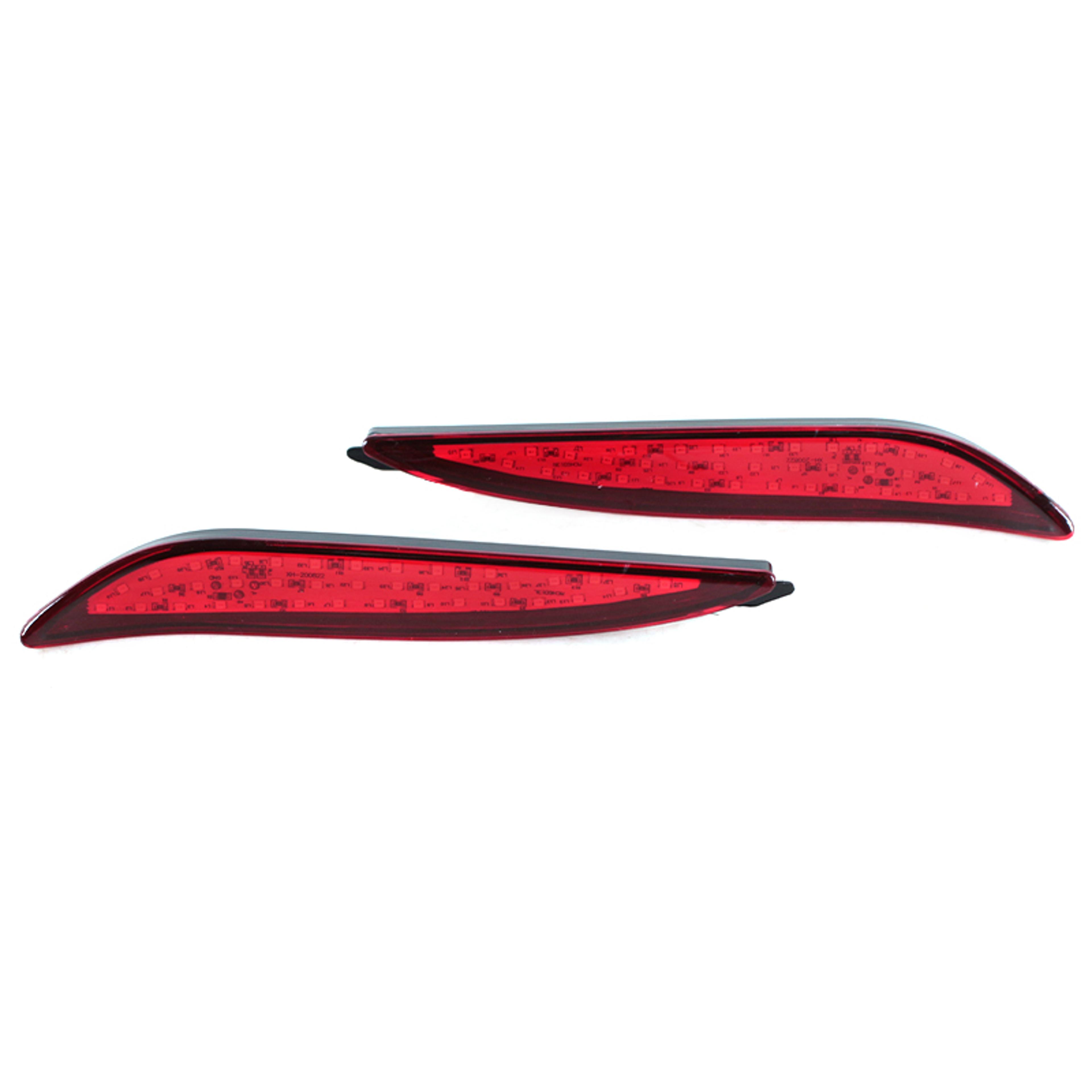 elantra led tail lights rear bumper reflector brake and daytime running lights pair