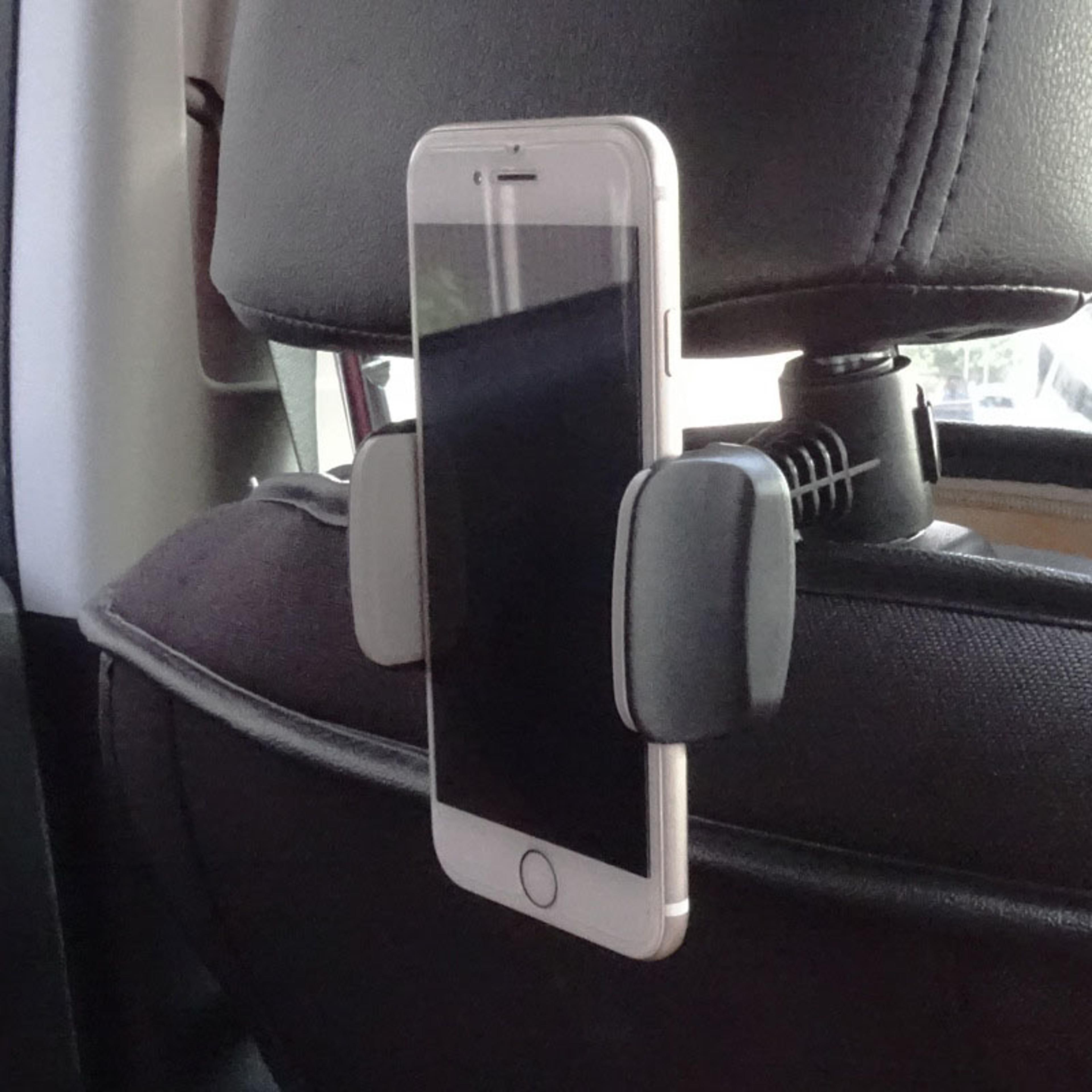 universal car headrest tablet holder rotating car tablet mount for ipad and phones