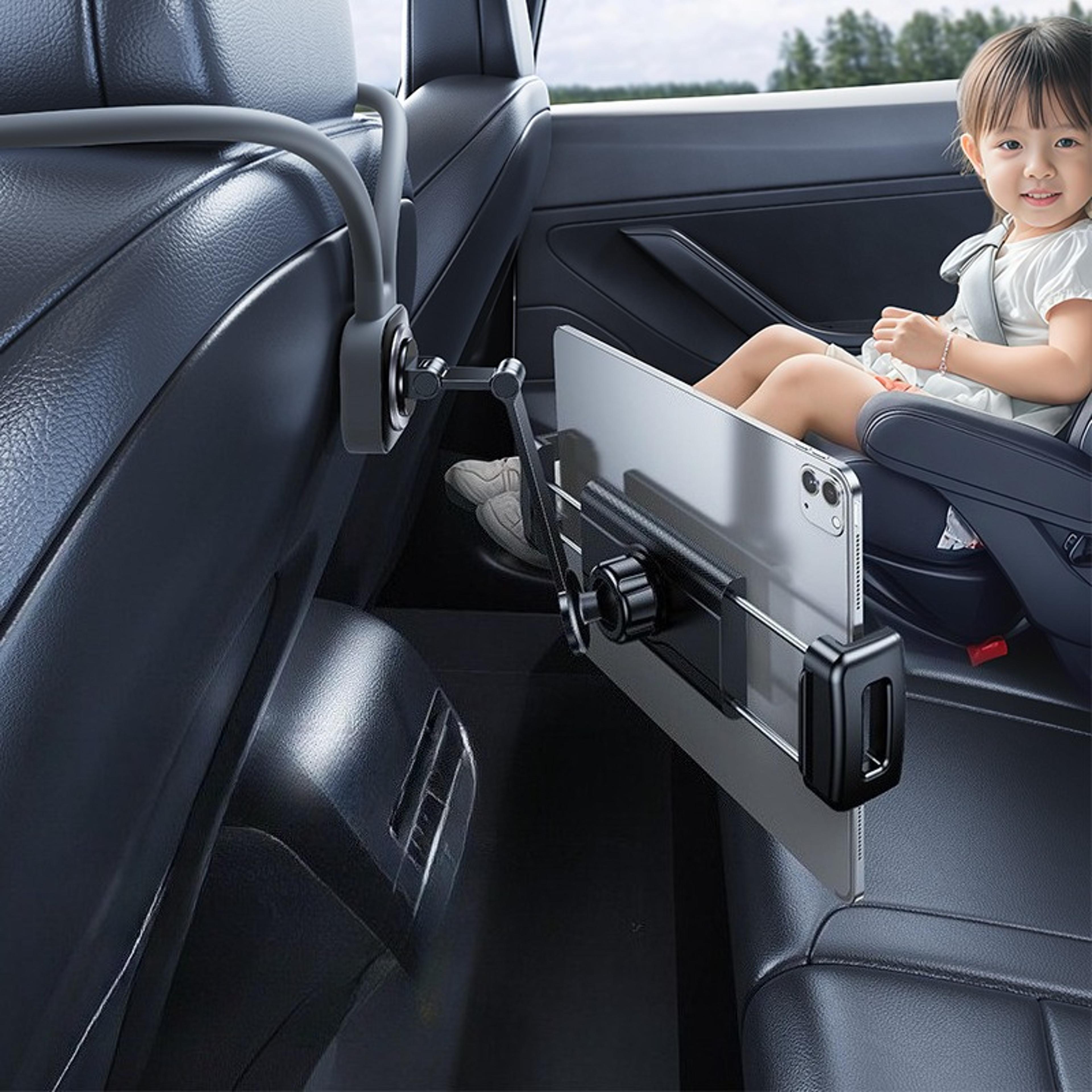 hipacool car tablet holder rotating backseat tablet mount for inch devices